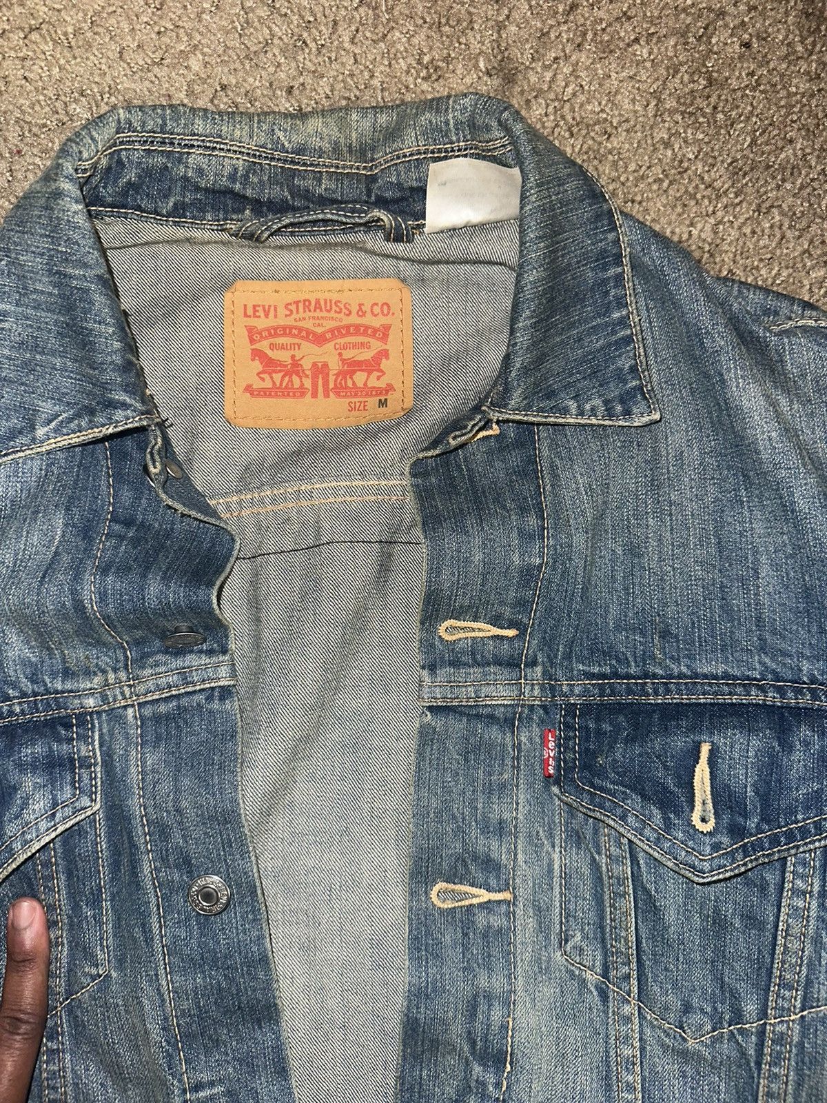 Kanye West × Yeezy Custom Levi’s x Yeezus Denim Jacket Size US M / EU 48-50 / 2 - 2 Thumbnail
