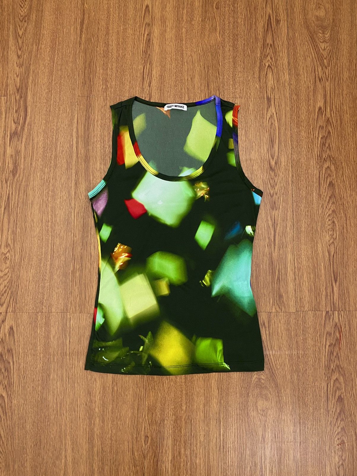 Image of Issey Miyake Sleeveless Crystal Art, Men's (Size Small)