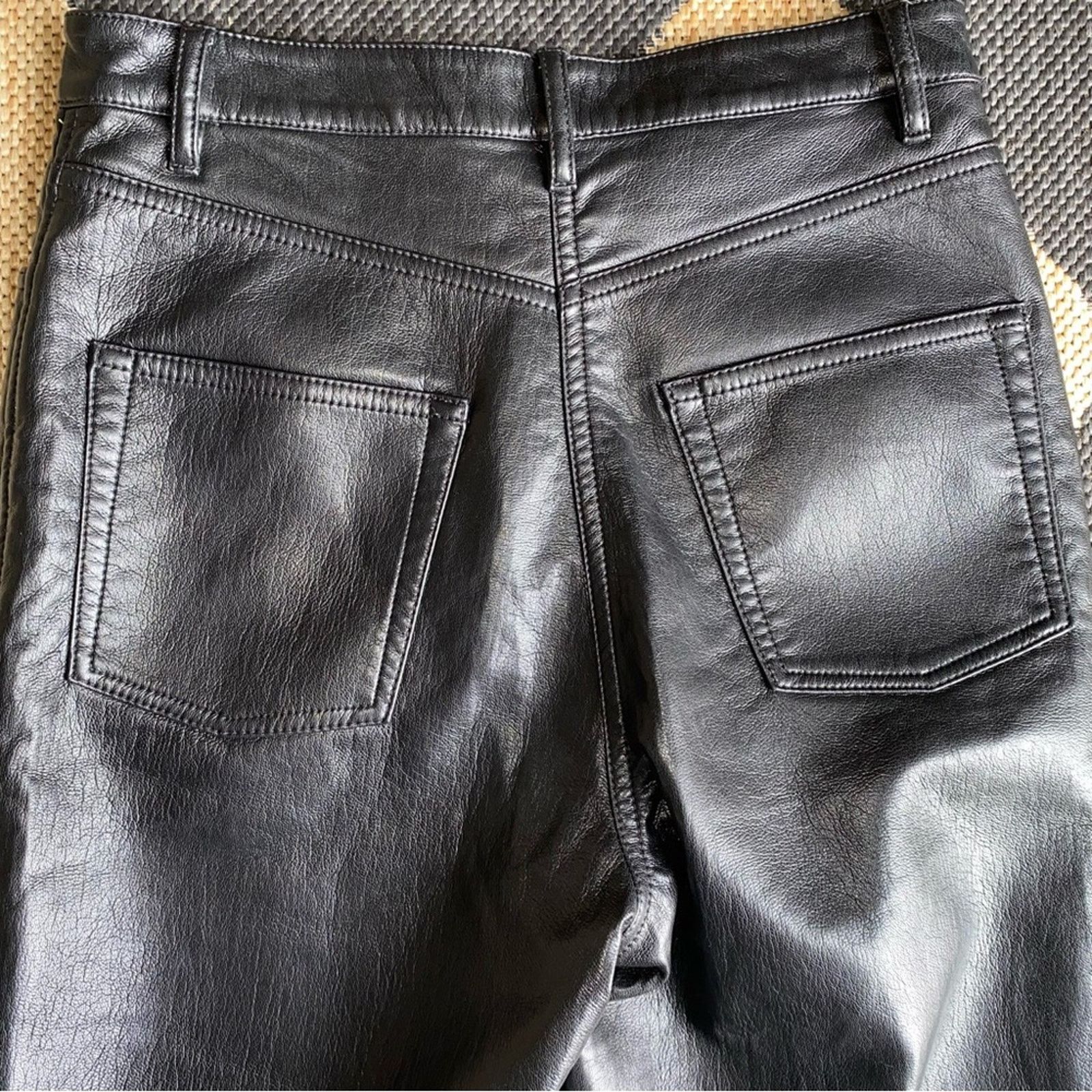 Aritzia Aritzia Wilfred $148 Faux Leather Melina Pant sz 4 EUC Size 27" / US 4 / IT 40 - 11 Thumbnail