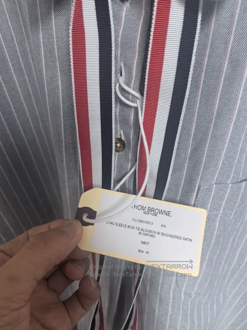 Thom Browne Thom Browne Bowtie Striped Shirt Size S / US 4 / IT 40 - 3 Thumbnail