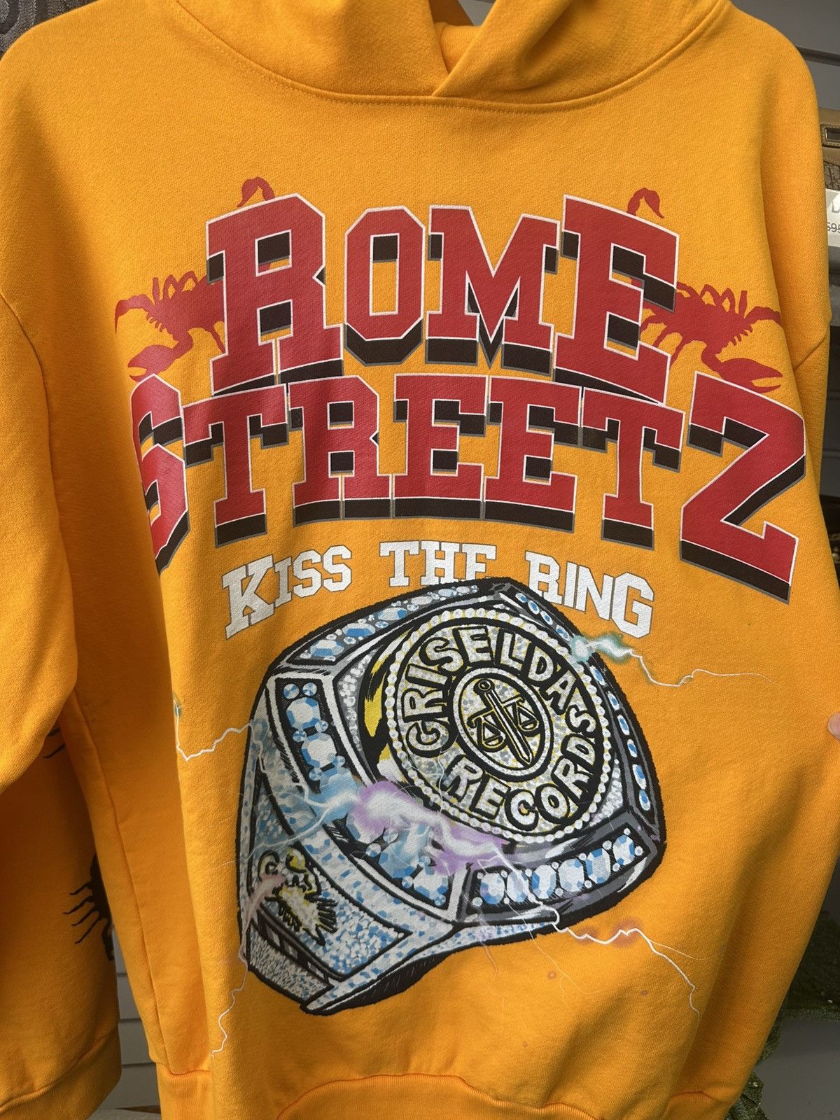 Other FASHION REBELS Rome Streetz Kiss The Ring Hoodie YELLOW Size US S / EU 44-46 / 1 - 2 Thumbnail