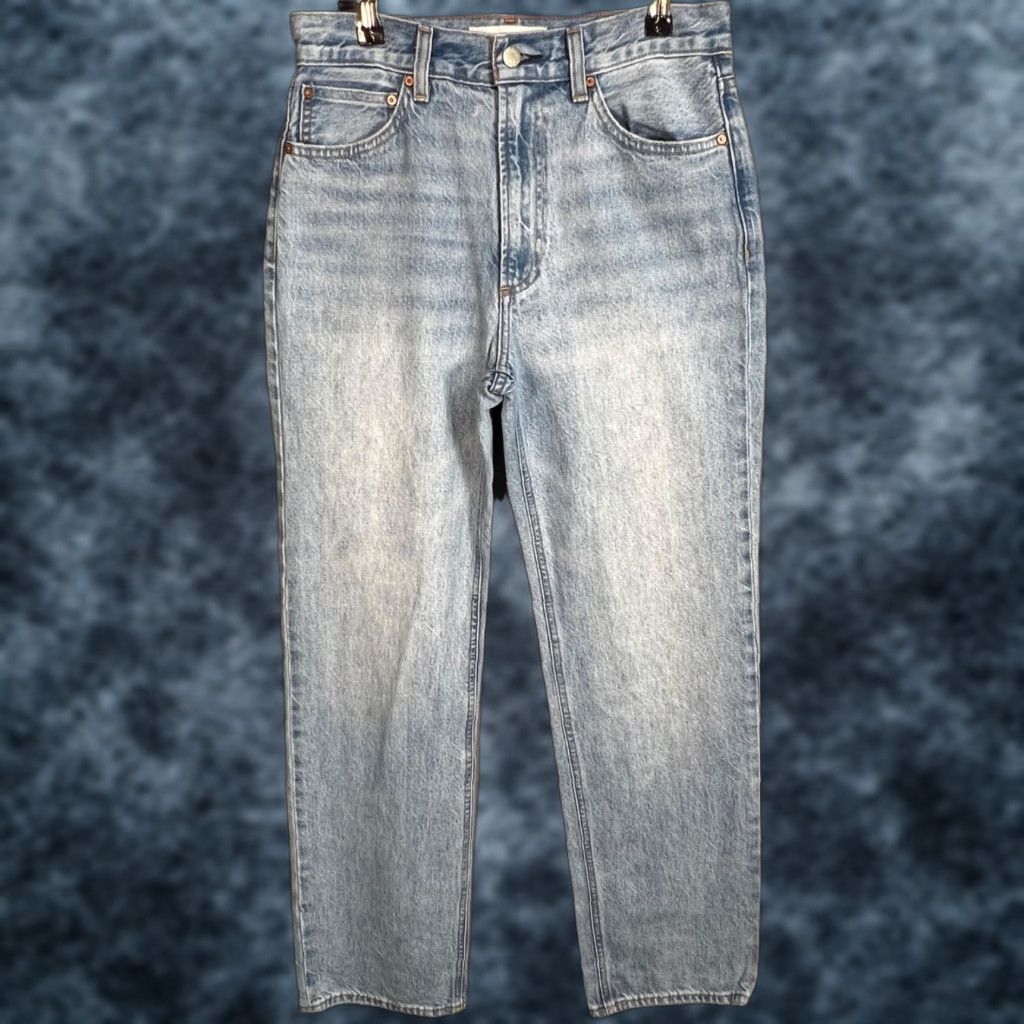 Denime Denim Forum 90s Vintage High Rise Straight Jeans Womens Size 27 Blue Cotton Classic Retro Size 27" / US 4 / IT 40 - 1 Thumbnail