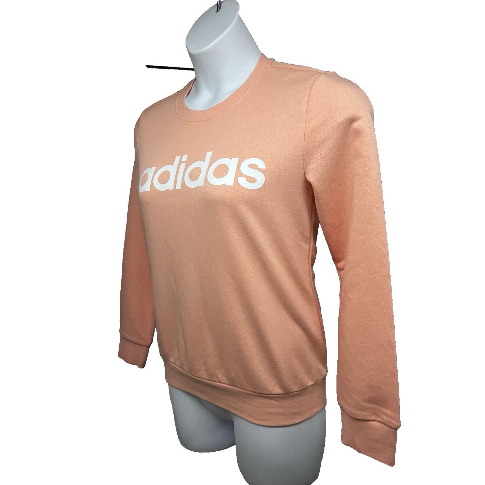 Adidas ADIDAS Spell Out Peach Pullover Graphic Sweatshirt Small New Size S / US 4 / IT 40 - 3 Thumbnail