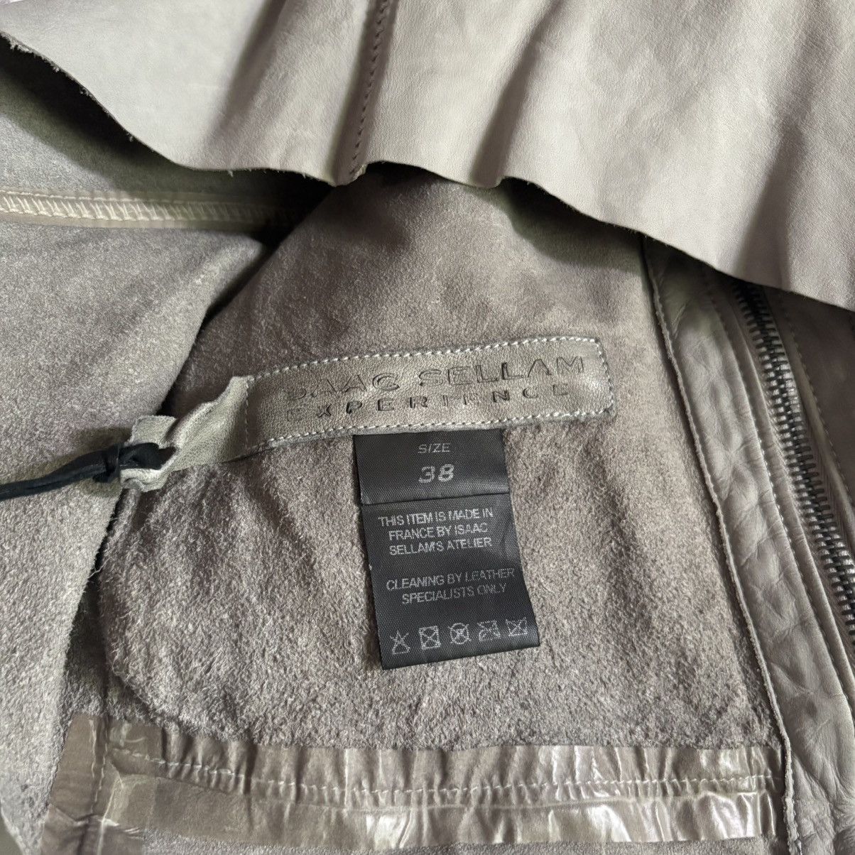 Isaac Sellam Experience Isaac Sellam SS15 Calfskin Leather Overlock Stitched Jacket Size US S / EU 44-46 / 1 - 11 Thumbnail