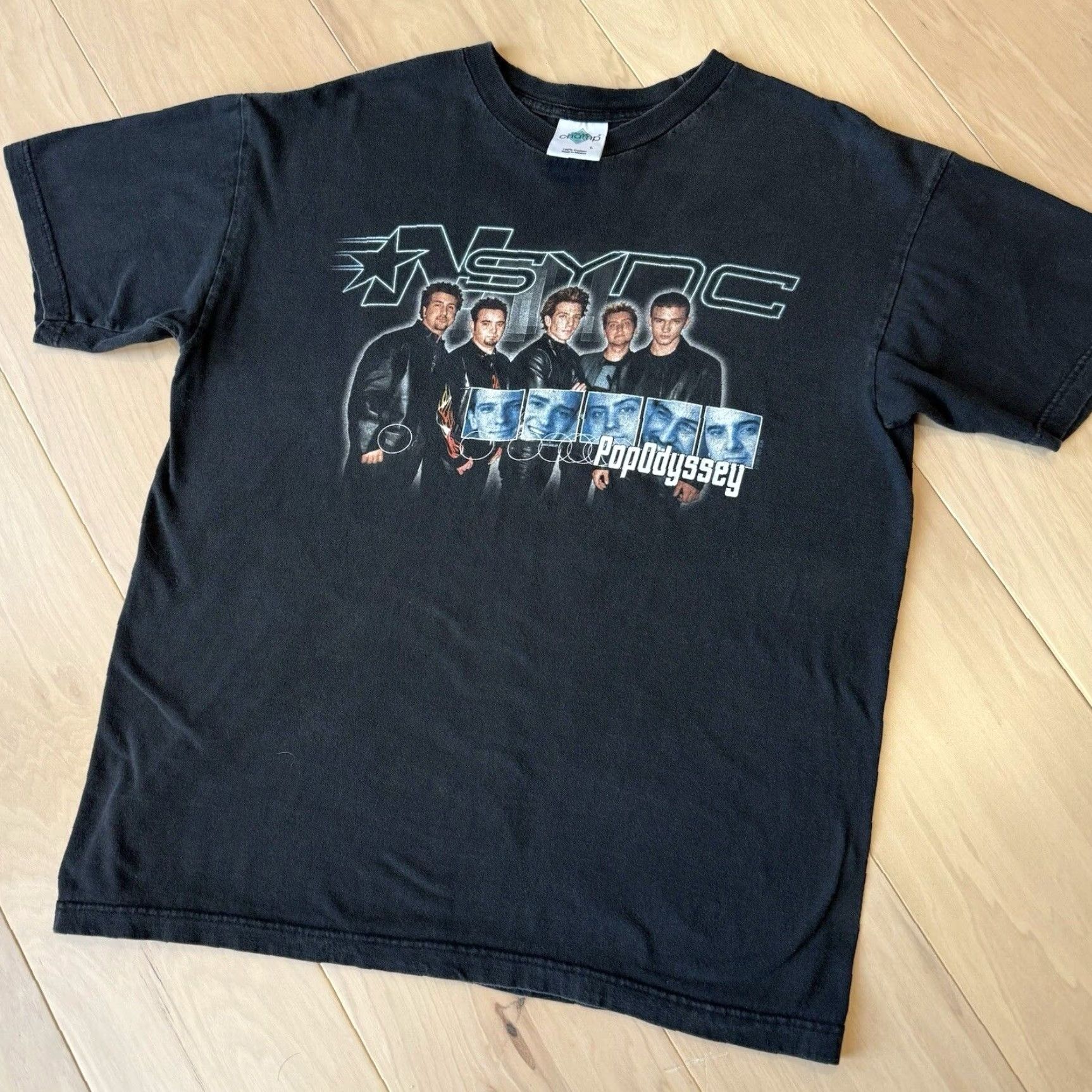 Vintage VINTAGE Nsync Pop Odyssey Shirt L Black Crew Neck Short Sleeve Logo Graphic Men 90s USA Music T-Shirt Limited Edition Size US L / EU 52-54 / 3 - 7 Thumbnail