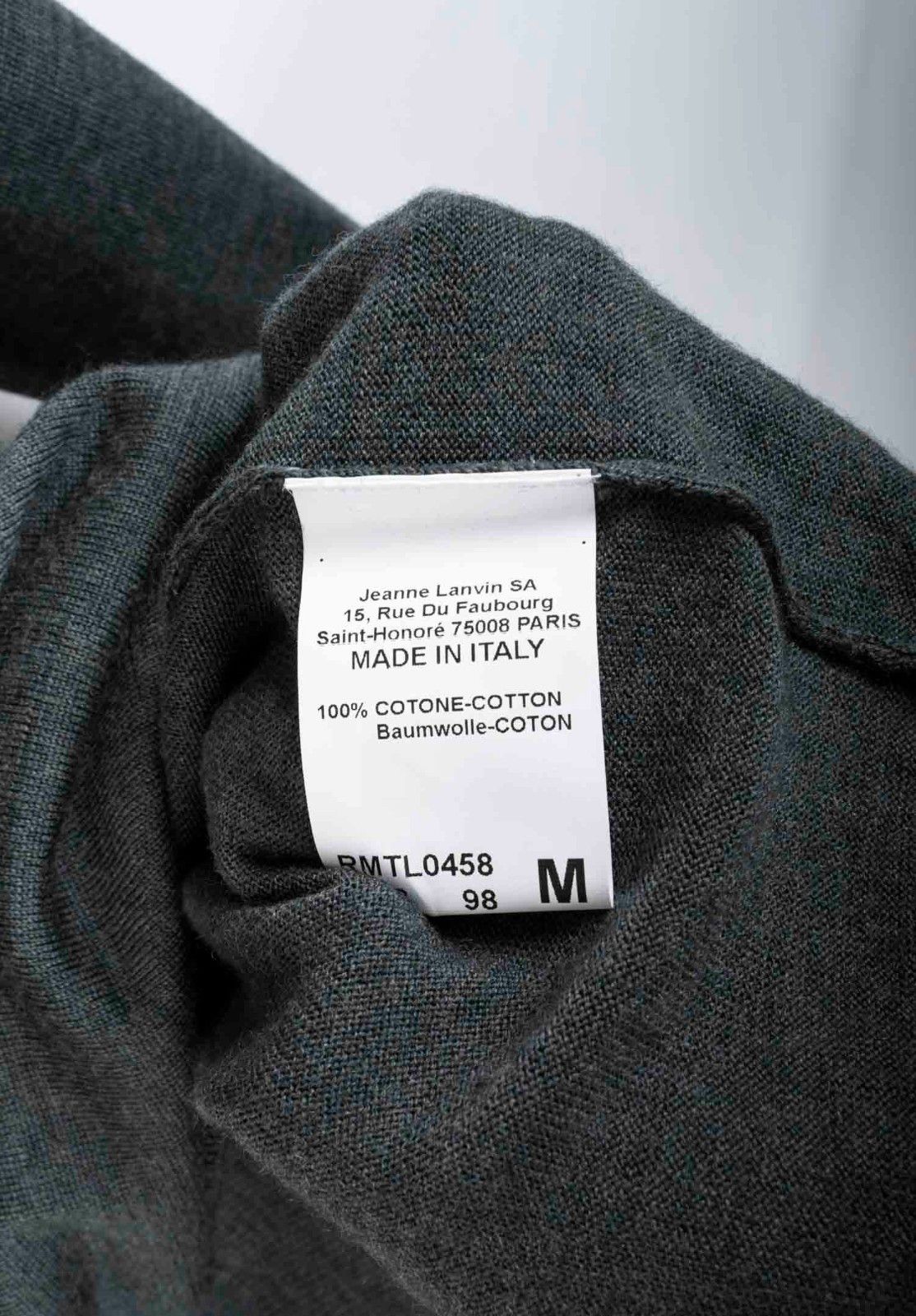 Lanvin Lanvin crewneck Men Sweater Size M Size US M / EU 48-50 / 2 - 8 Thumbnail