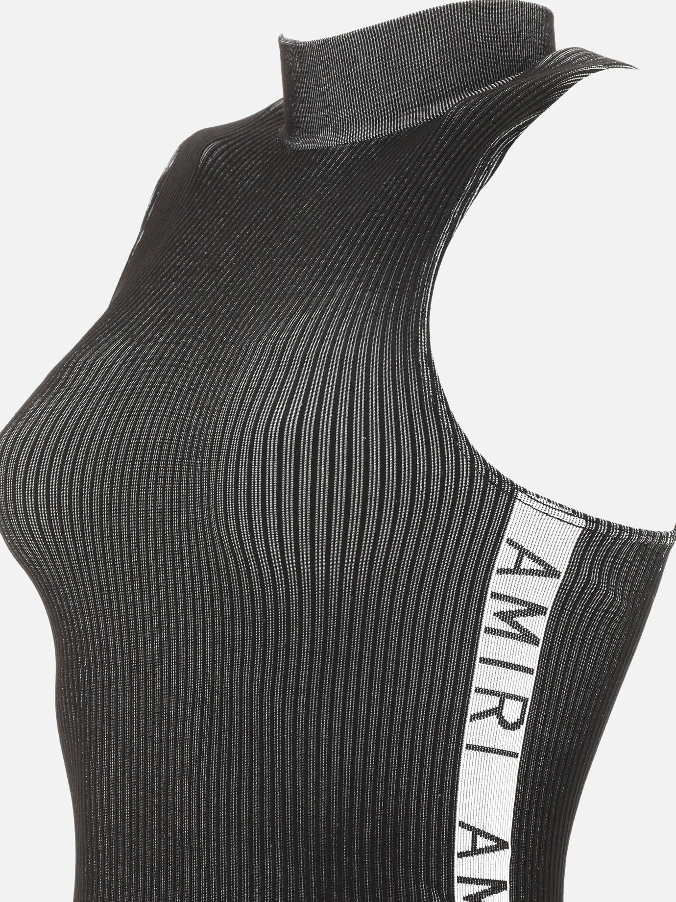 Amiri o1y0425 Sheath Mini Dress in Black Size S / US 4 / IT 40 - 3 Thumbnail