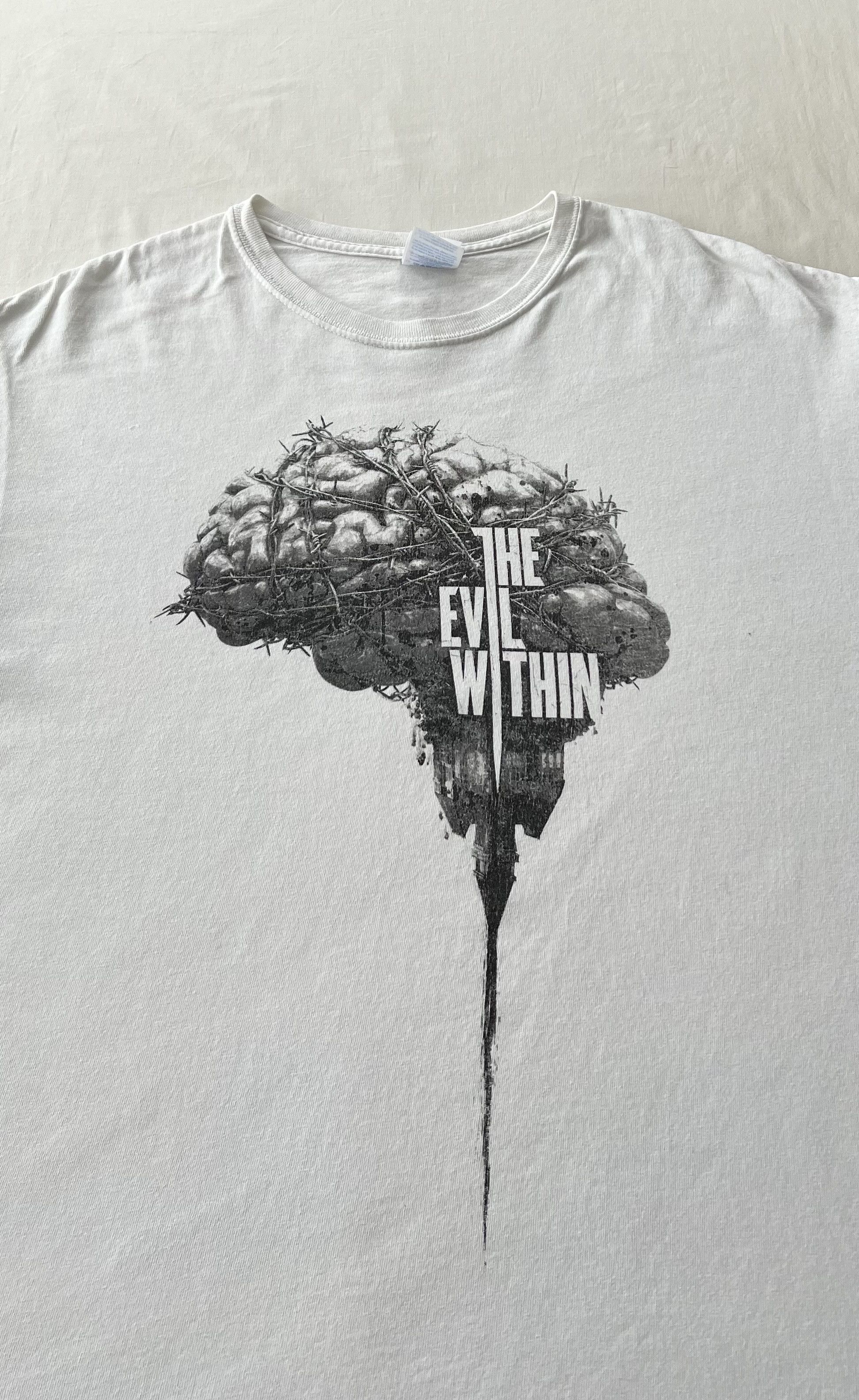 The Game Vintage 2000s The Evil Within Psychobreak Playstation Tshirt Size US L / EU 52-54 / 3 - 3 Thumbnail