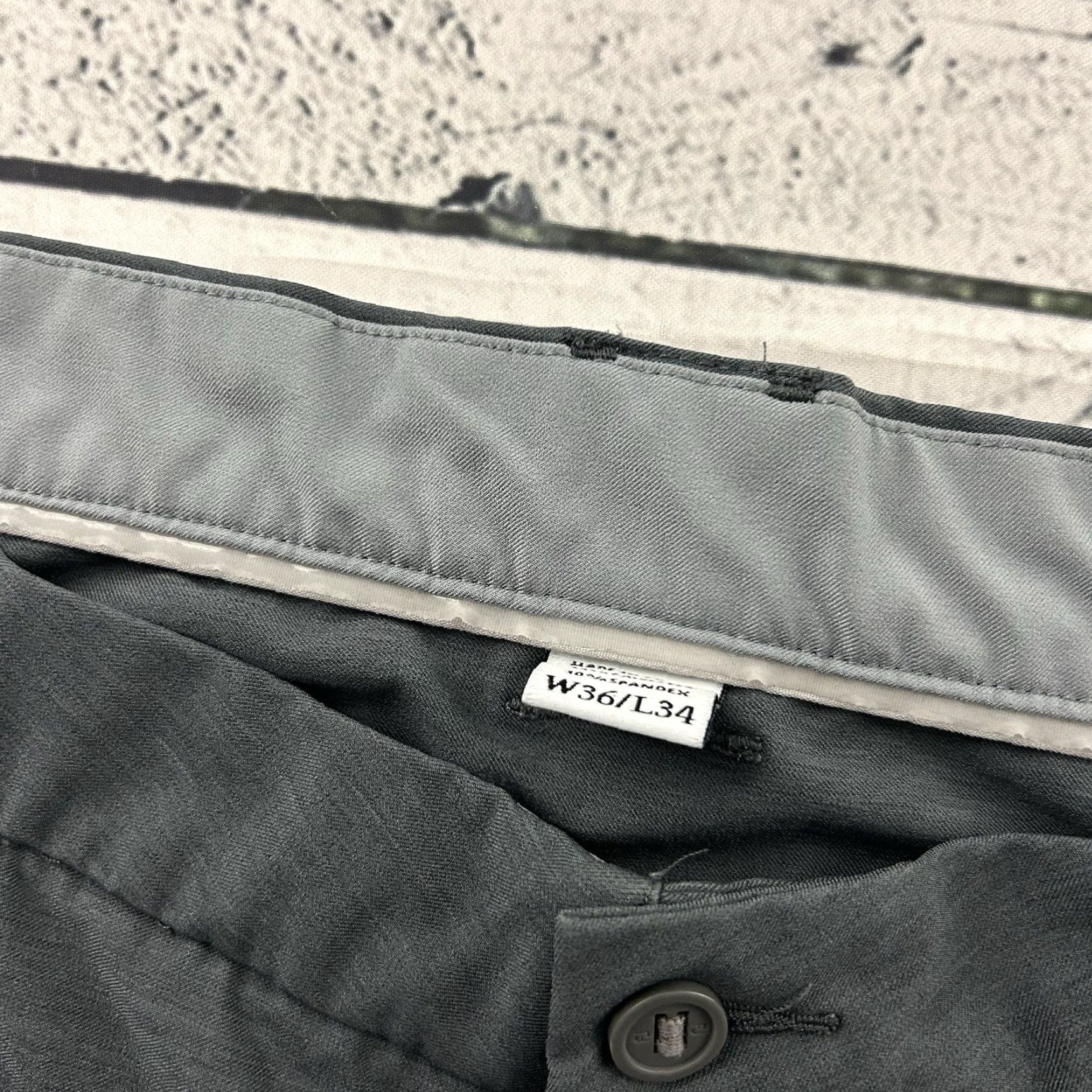 Footjoy FootJoy Pants Men 36x34 Gray Poly Spandex Chino Regular Inseam 34 Men’s Pants Gray FootJoy Size US 36 / EU 52 - 3 Thumbnail