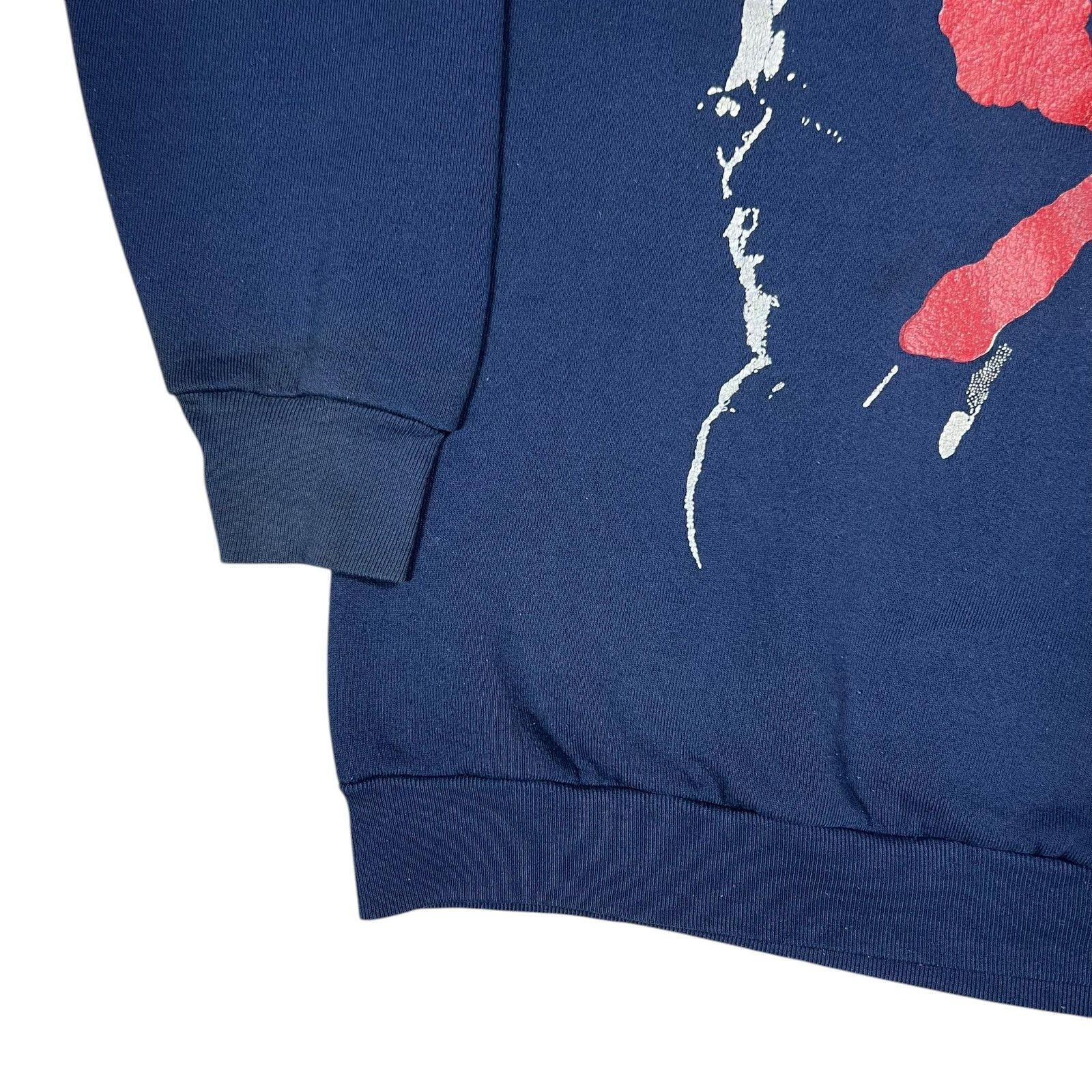 Fruit Of The Loom × Vintage Vintage 80s Malcom X Human Race faded crewneck (M) Size US M / EU 48-50 / 2 - 3 Thumbnail