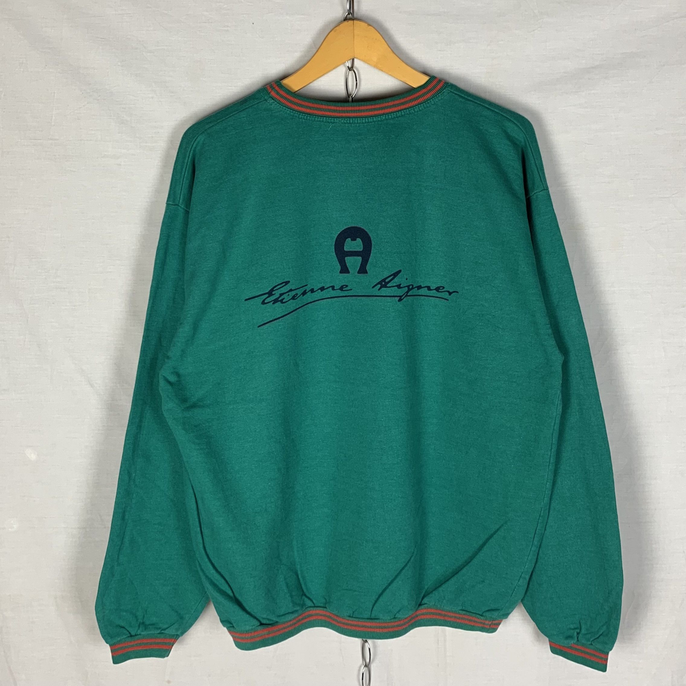 Aigner Vintage 90s Etienne Aigner Sweatshirt Crewneck Size US M / EU 48-50 / 2 - 1 Thumbnail