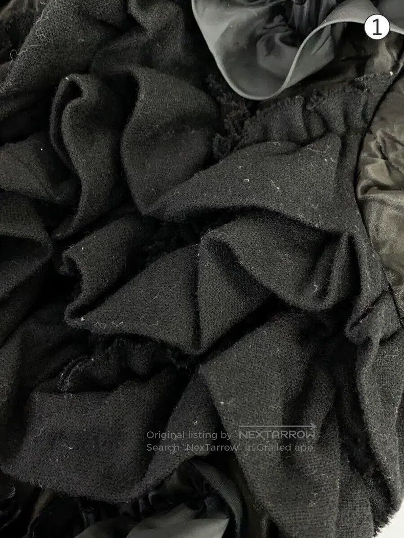 Comme des Garcons Comme Des Garcons Black vintage lace stitching coat Size S / US 4 / IT 40 - 6 Thumbnail