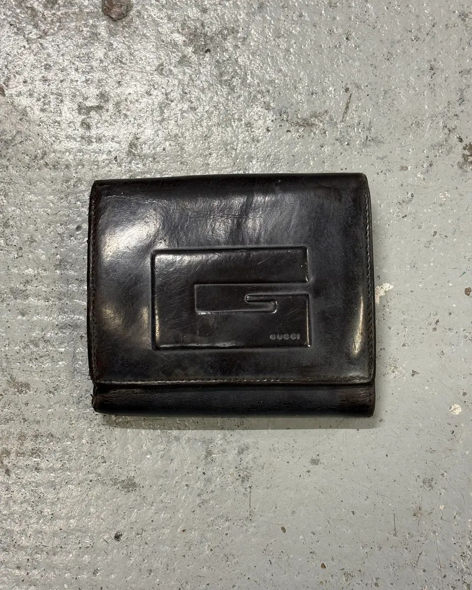 Gucci 2007 Gucci Black Bifold Logo Leather Wallet Size ONE SIZE - 1 Thumbnail