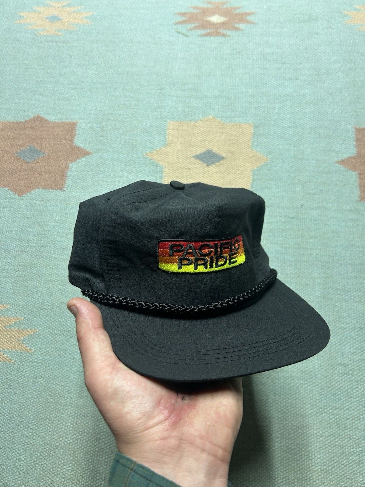 Vintage Vintage Strapback hat pacific pride gas fuel embroidered Size ONE SIZE - 1 Thumbnail