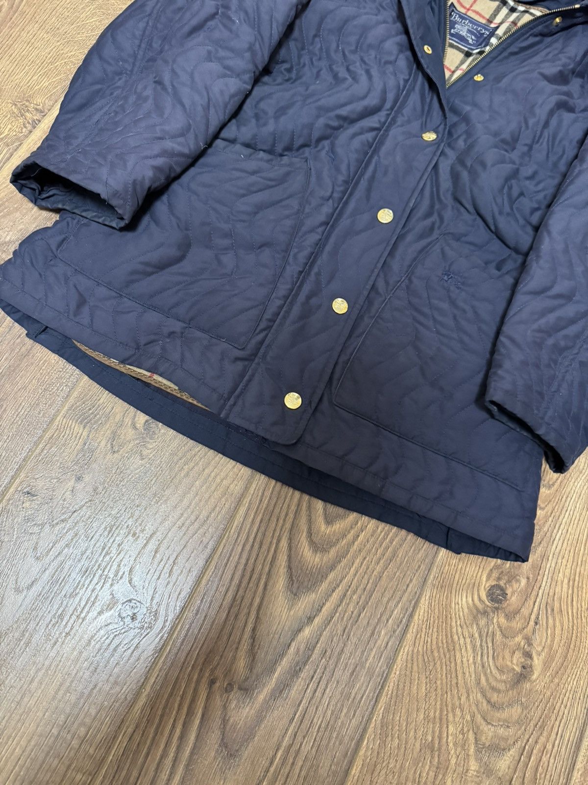 Burberry Burberry Wool jacket Navy vintage Size M / US 6-8 / IT 42-44 - 4 Thumbnail