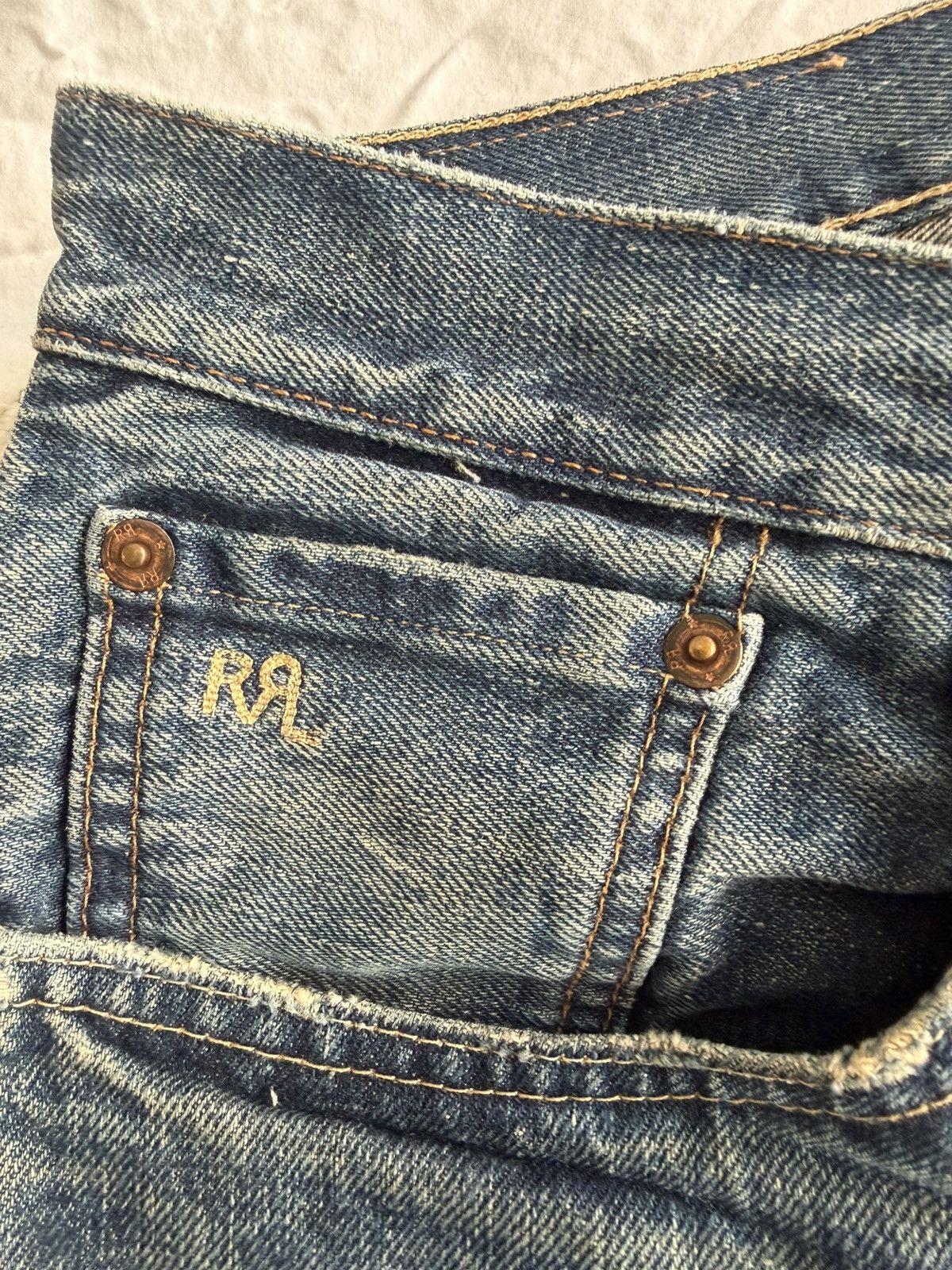 RRL Ralph Lauren Ralph Lauren RRL Slim Fit Jean Size 33 Size US 33 - 7 Thumbnail