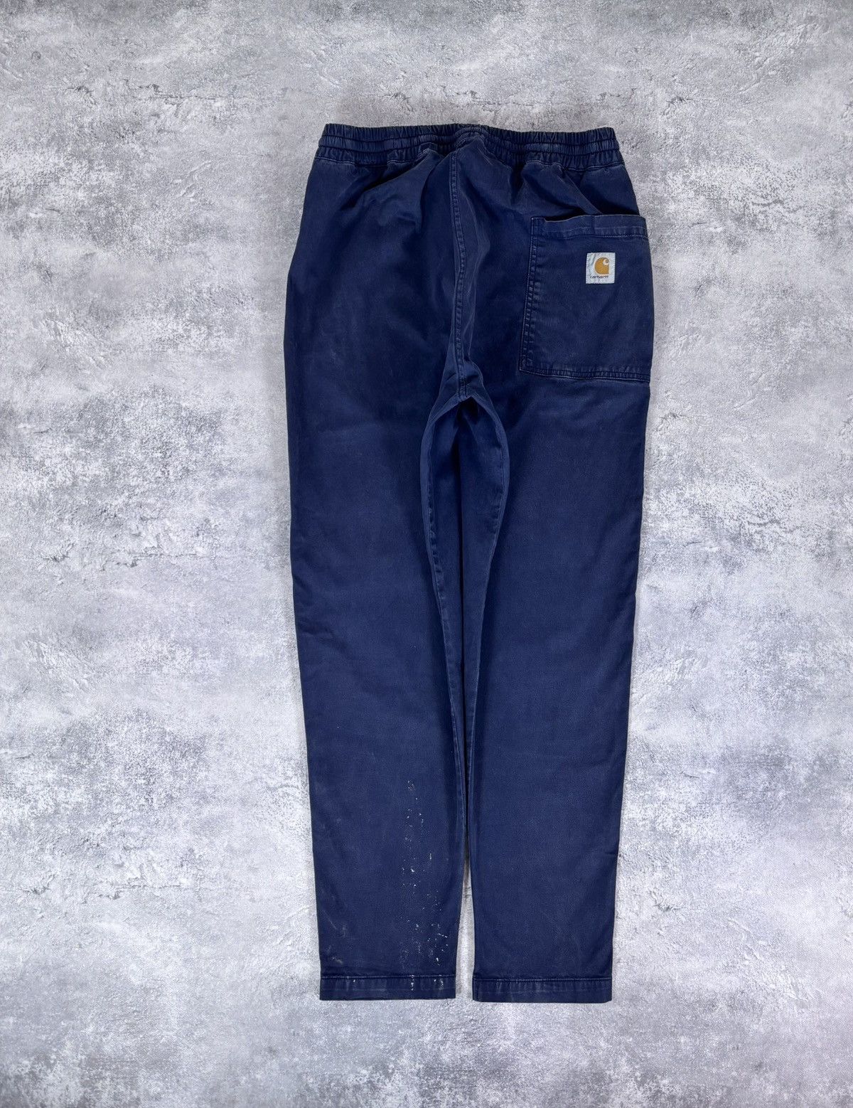 Carhartt Carhartt WIP Lawton Pants Men’s Navy Blue Joggers Tapered Size US 34 / EU 50 - 1 Thumbnail