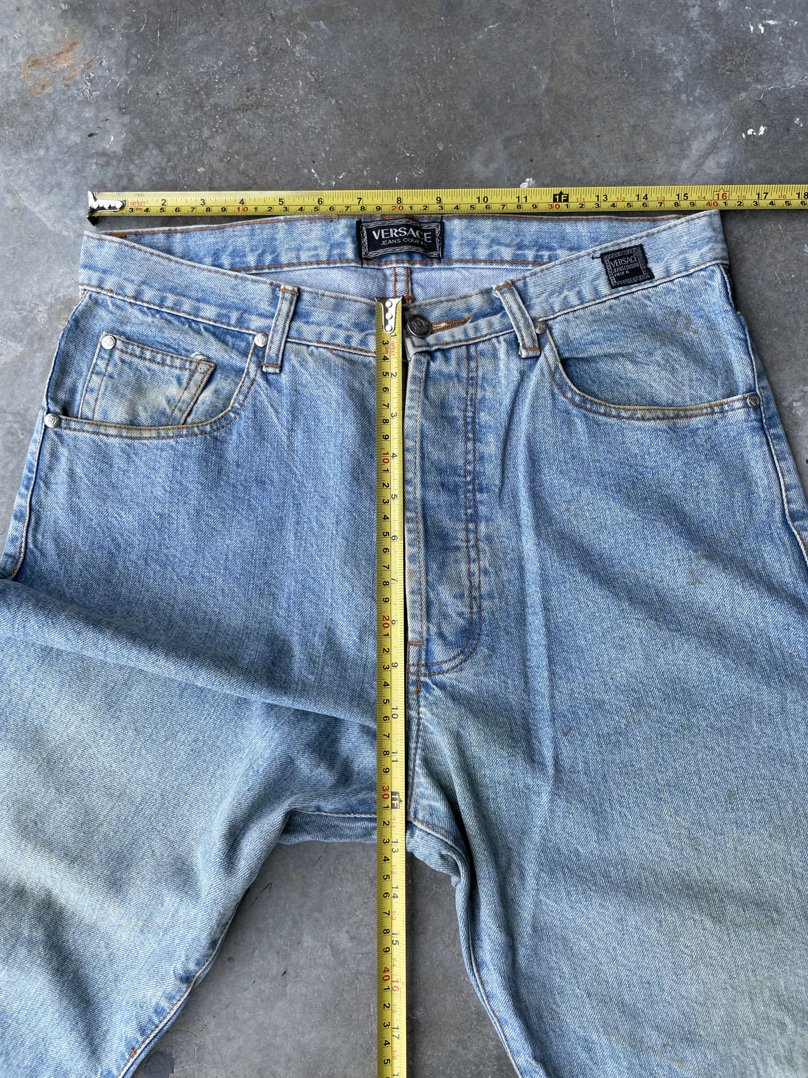Versace Jeans Couture Vintage Versace Jeans Couture Light Washed Denim Size US 32 / EU 48 - 7 Thumbnail