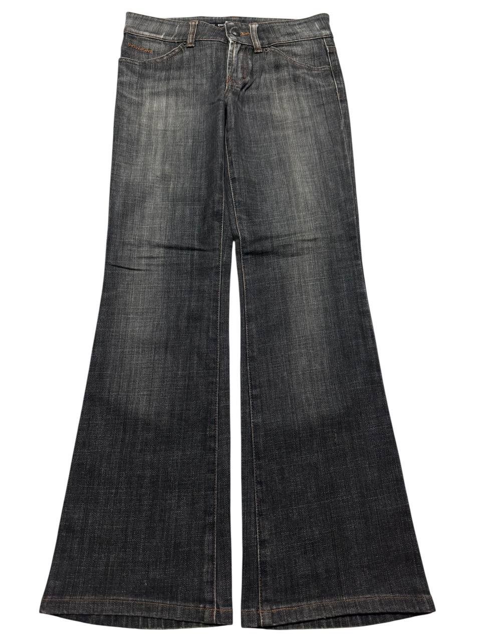DKNY 💥Flared💥Vintage Dkny Jeans Mud-Washed Distressed Size US 28 / EU 44 - 2 Thumbnail