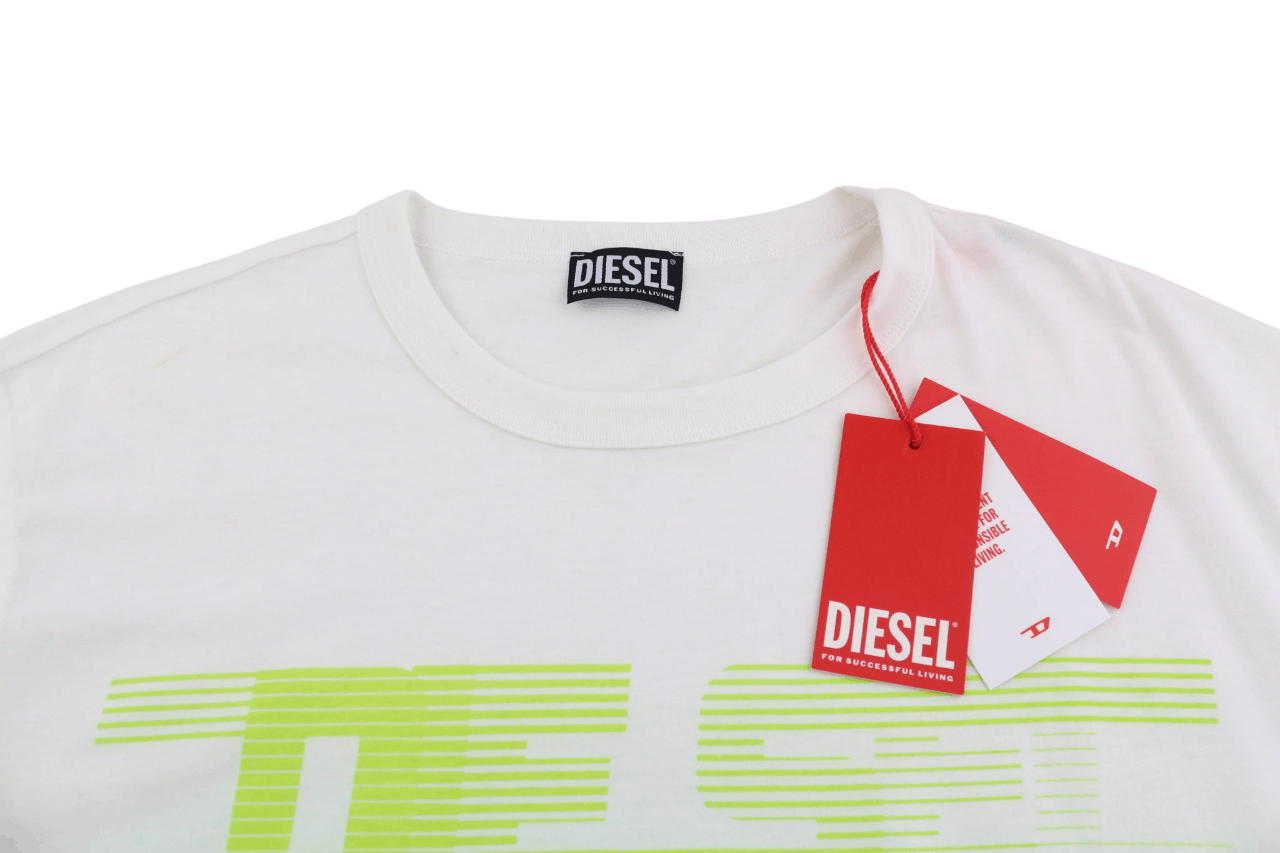 Diesel T-JUST-E19 2XL Short Sleeve Logo Light Tee 40252 Size US XXL / EU 58 / 5 - 4 Thumbnail