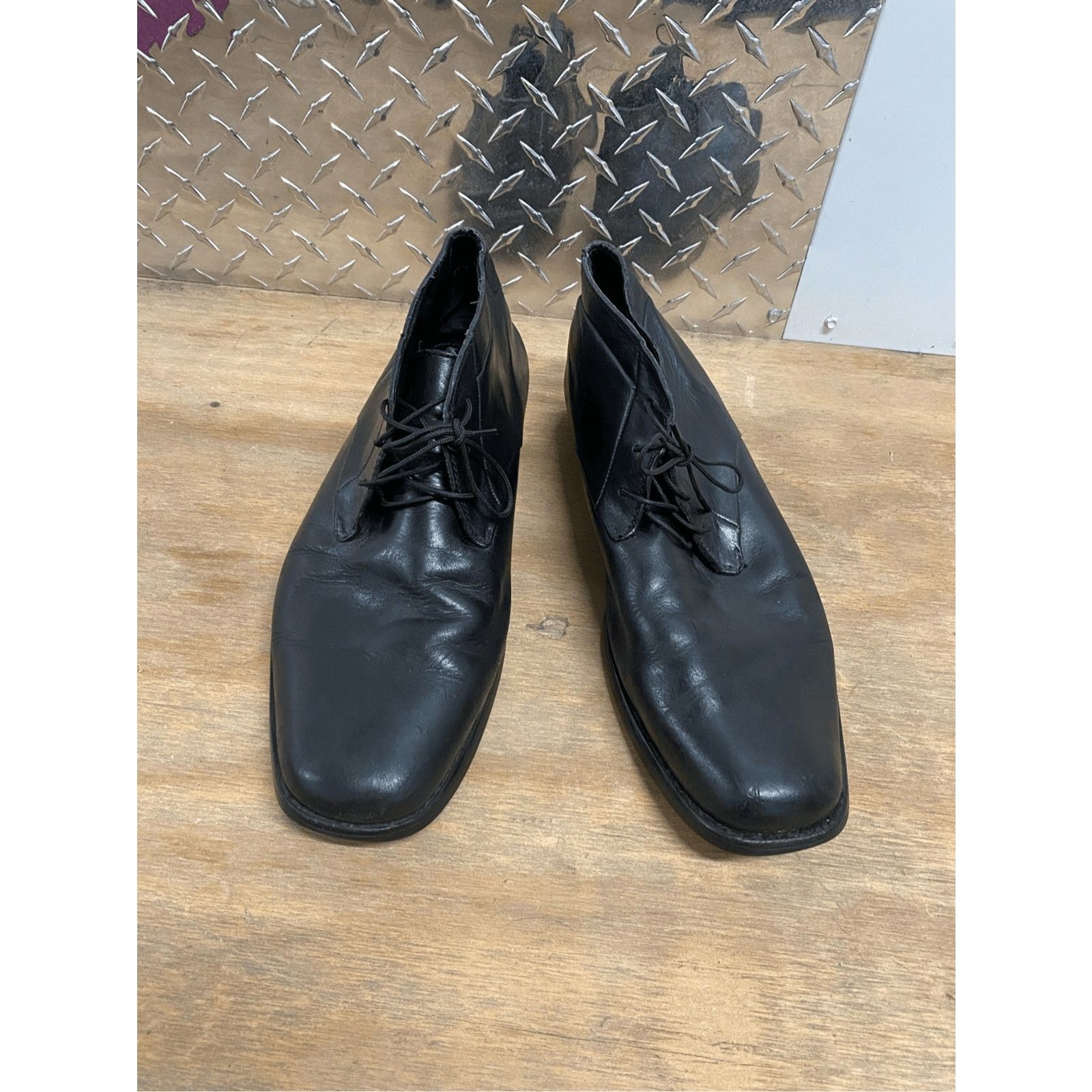 Calvin Klein Calvin Klein Black Leather Dress Boots Smith’ Shoes Size 10 Size US 10 / EU 43 - 2 Thumbnail