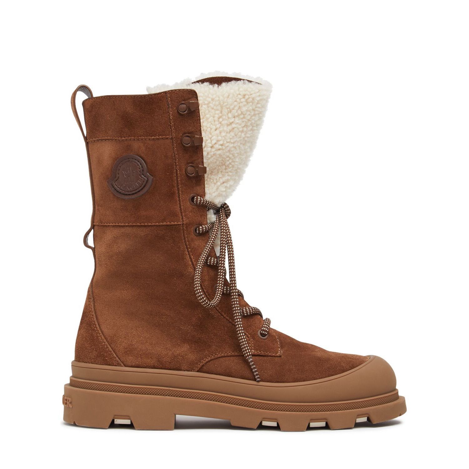 100 % Authentic Moncler Boots size 9. Brand new. Never Worn. Dust bag included MONCLER Aurea paneled suede ankle boots | NET-A-PORTER main image 4