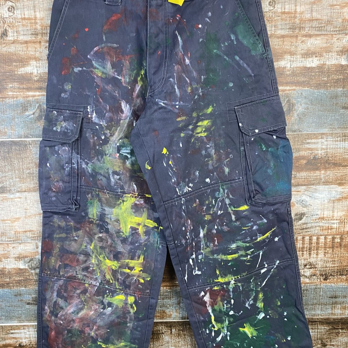 Dickies DL Dickies Gray Custom Cargo Multipocket Pants #C1205 Size US 31 - 5 Thumbnail