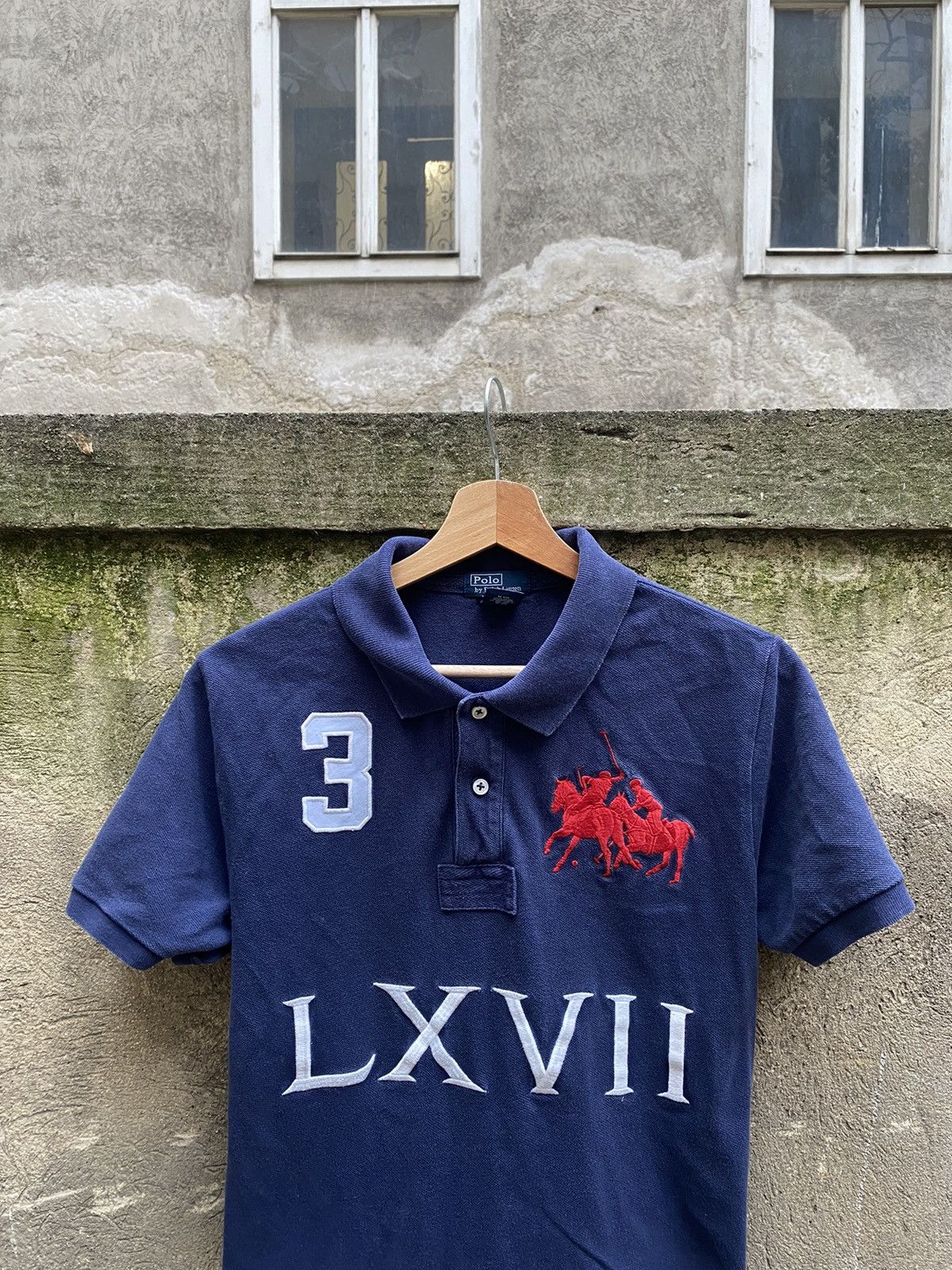 Polo Ralph Lauren × Vintage Vintage Polo Ralph Lauren Embroidered Logo Y2K Polo T-Shirt Size US M / EU 48-50 / 2 - 2 Thumbnail