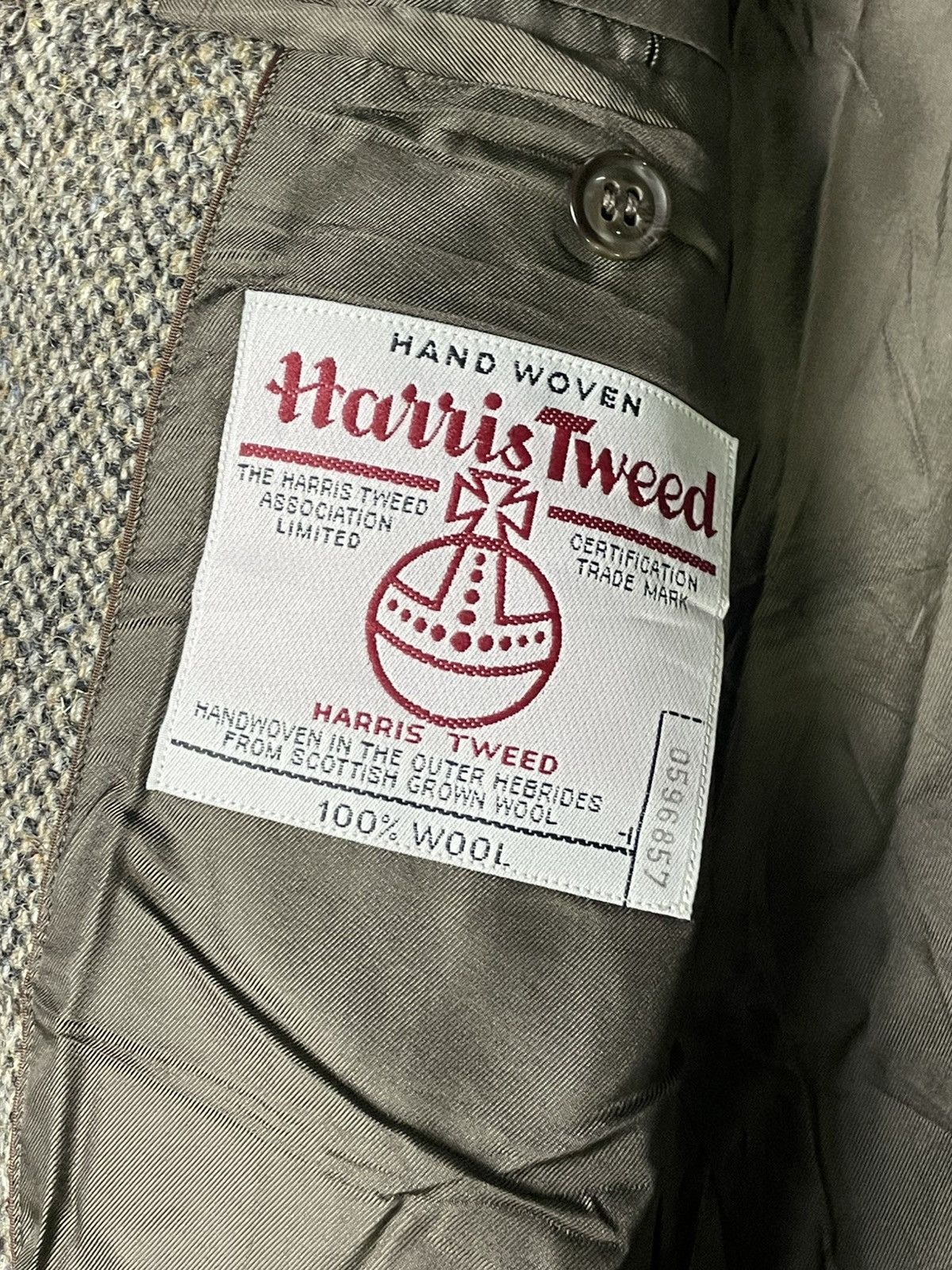 Designer × Harris Tweed × Vintage Vintage Harris Tweed Jacket (49) Size US S / EU 44-46 / 1 - 8 Thumbnail