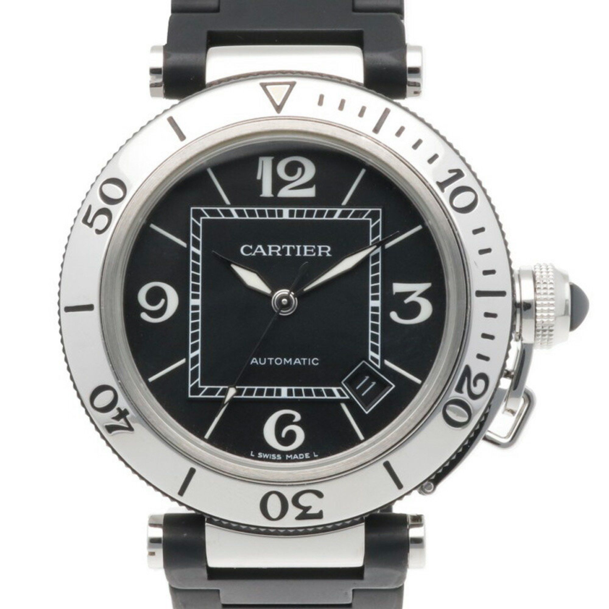 Cartier Cartier Pasha Seatimer Watch, Stainless Steel W31077U2, Hand-wound, Men's, CARTIER, Overhauled Size ONE SIZE - 1 Thumbnail