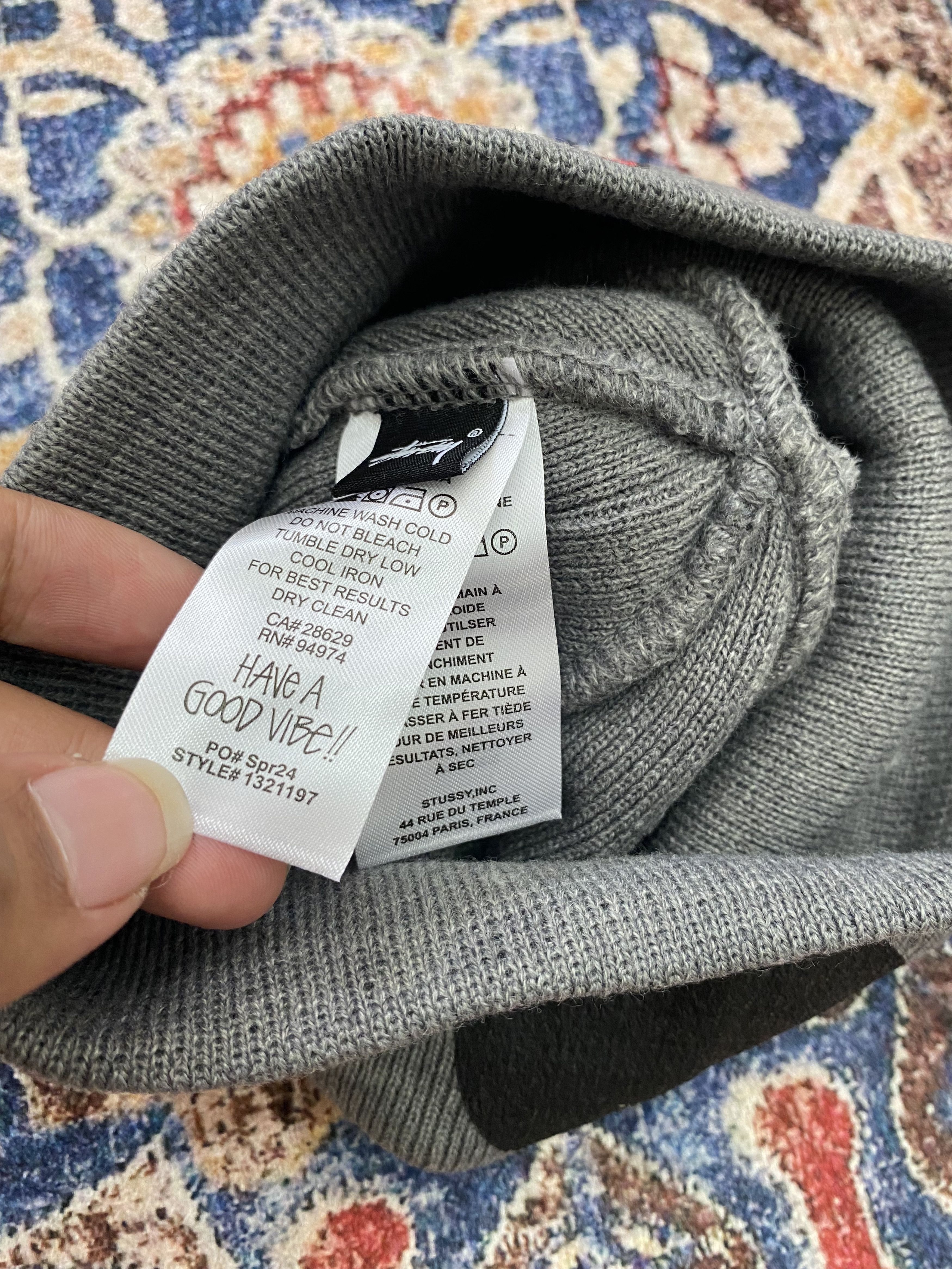Stussy Stussy Mixed Logo Skullcap - Grey Size ONE SIZE - 4 Thumbnail