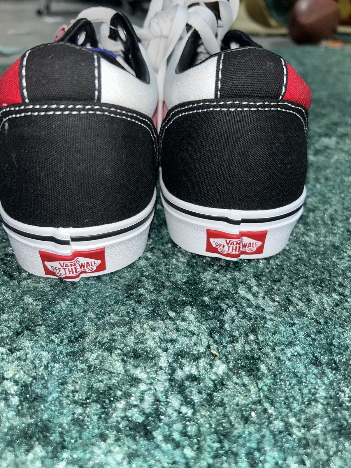 Vans Size 11 - VANS Old Skool Black+Red “Checkered”. Size US 11 / EU 44 - 4 Thumbnail
