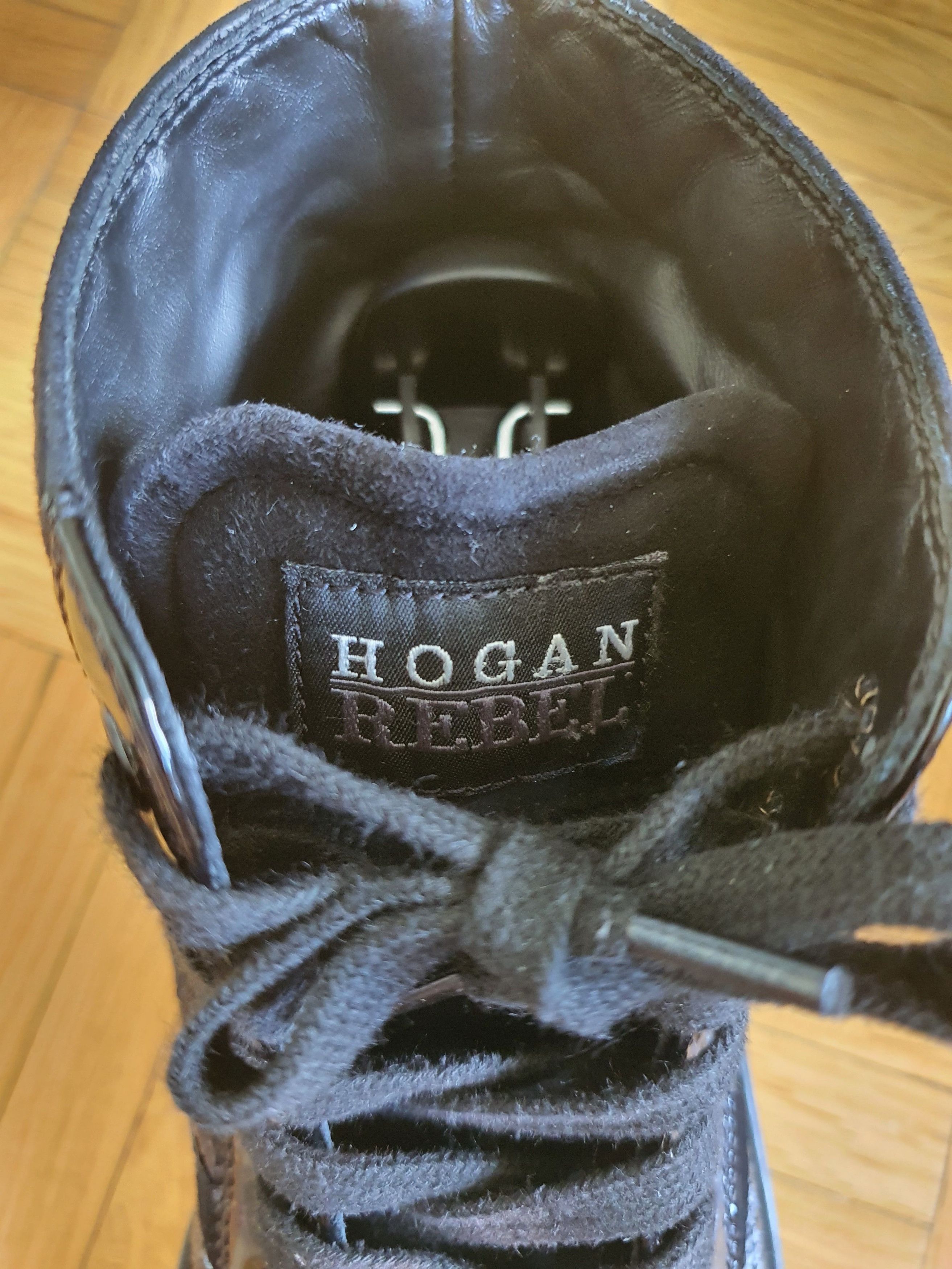 Hogan REBEL High Top Sneakers Trainers - Sz EU 38, UK 5, US 8 Size US 8 / IT 38 - 8 Thumbnail