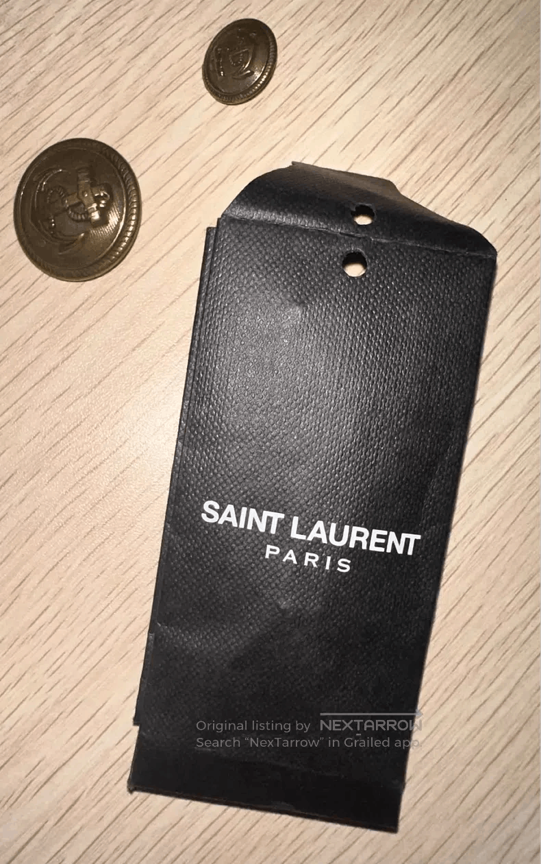 Saint Laurent Paris Saint Laurent Paris Navy Blue Double-Buttoned Coat i Size US S / EU 44-46 / 1 - 7 Thumbnail