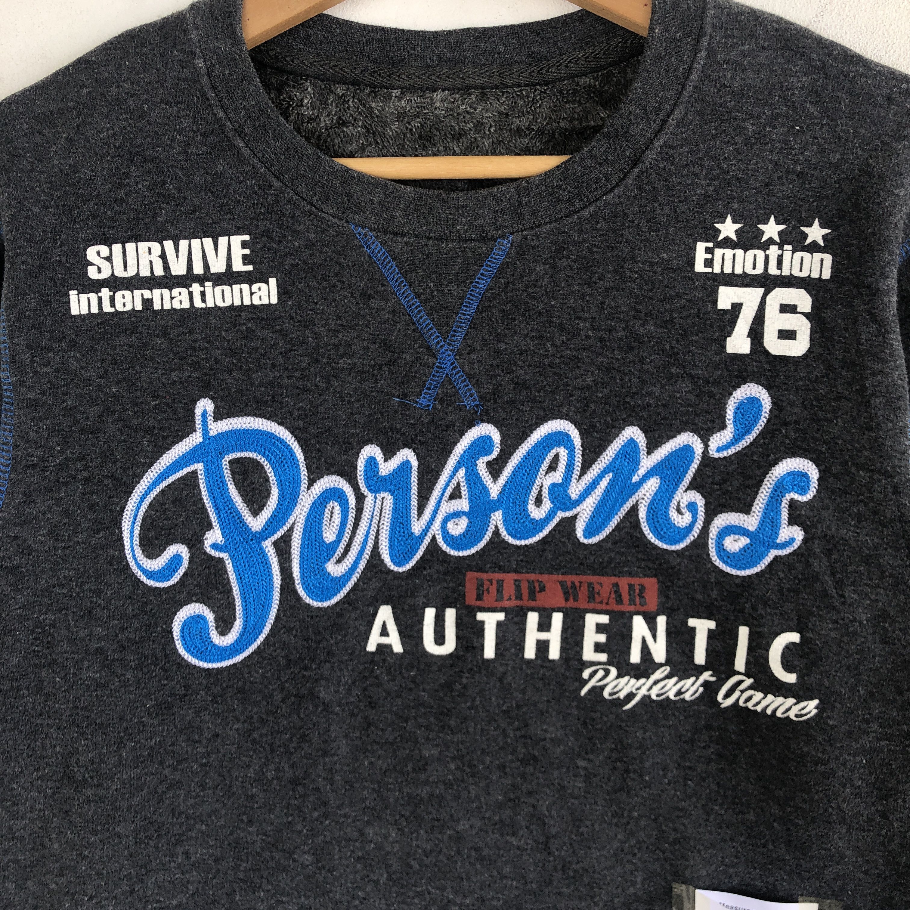 Japanese Brand × Vintage Vintage Japanese Persons Sweater Harajuku Style Sweatshirt Size S / US 4 / IT 40 - 5 Thumbnail