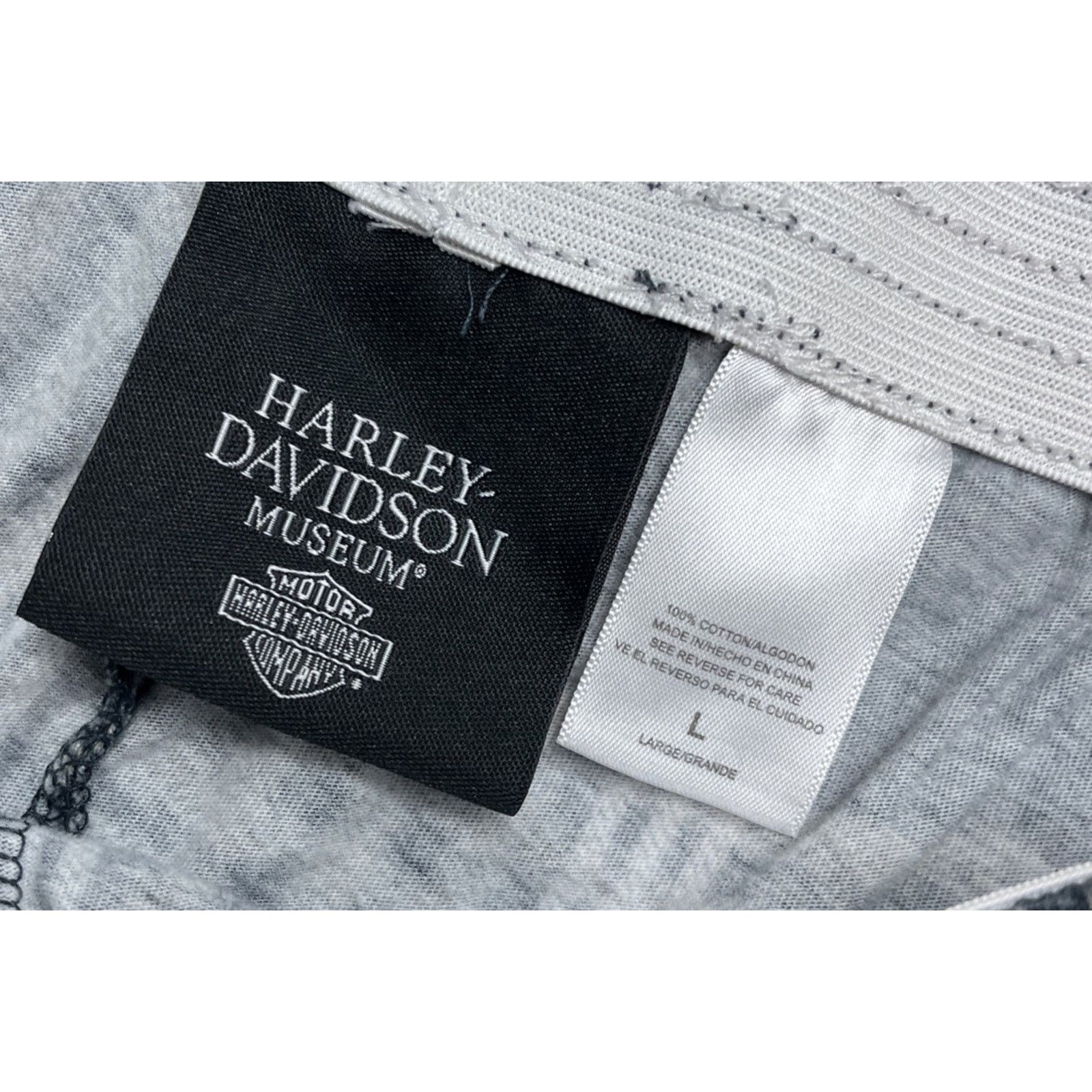 Harley Davidson Harley Davidson Museum Plaid Pajama Shorts Size Large Size ONE SIZE - 3 Thumbnail