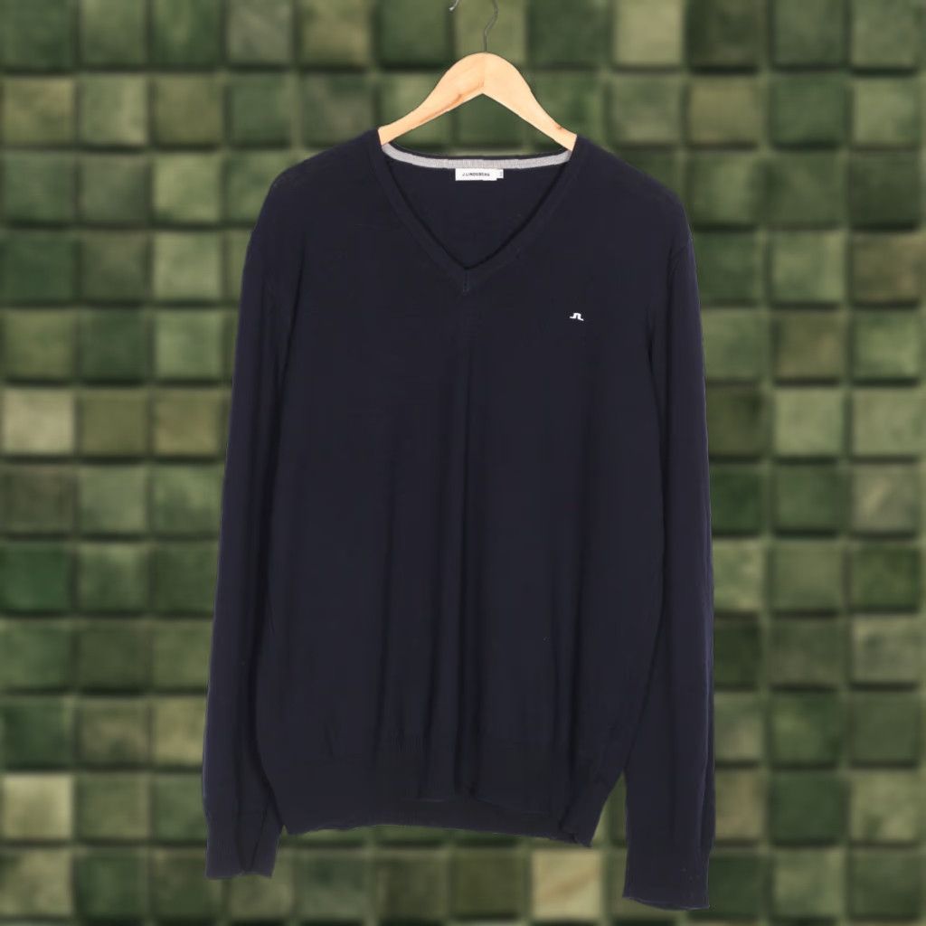 J.Lindeberg VINTAGE J.LINDEBERG Lymann True Merino Jumper Sweater Men XXL blue VR3810 Size US XXL / EU 58 / 5 - 1 Thumbnail