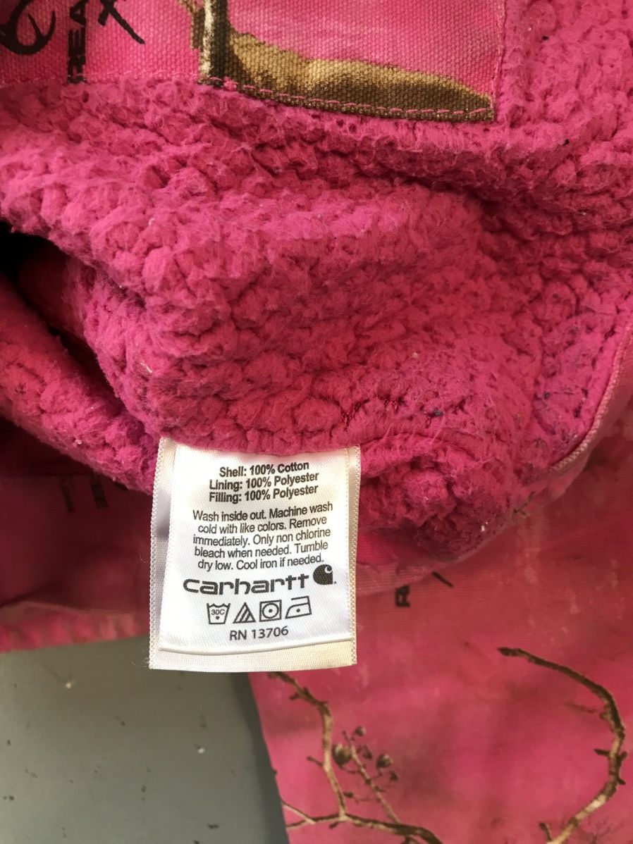 Carhartt × Vintage Vintage Carhartt j130 pin Sherpa line active jacket Size L / US 10 / IT 46 - 7 Thumbnail