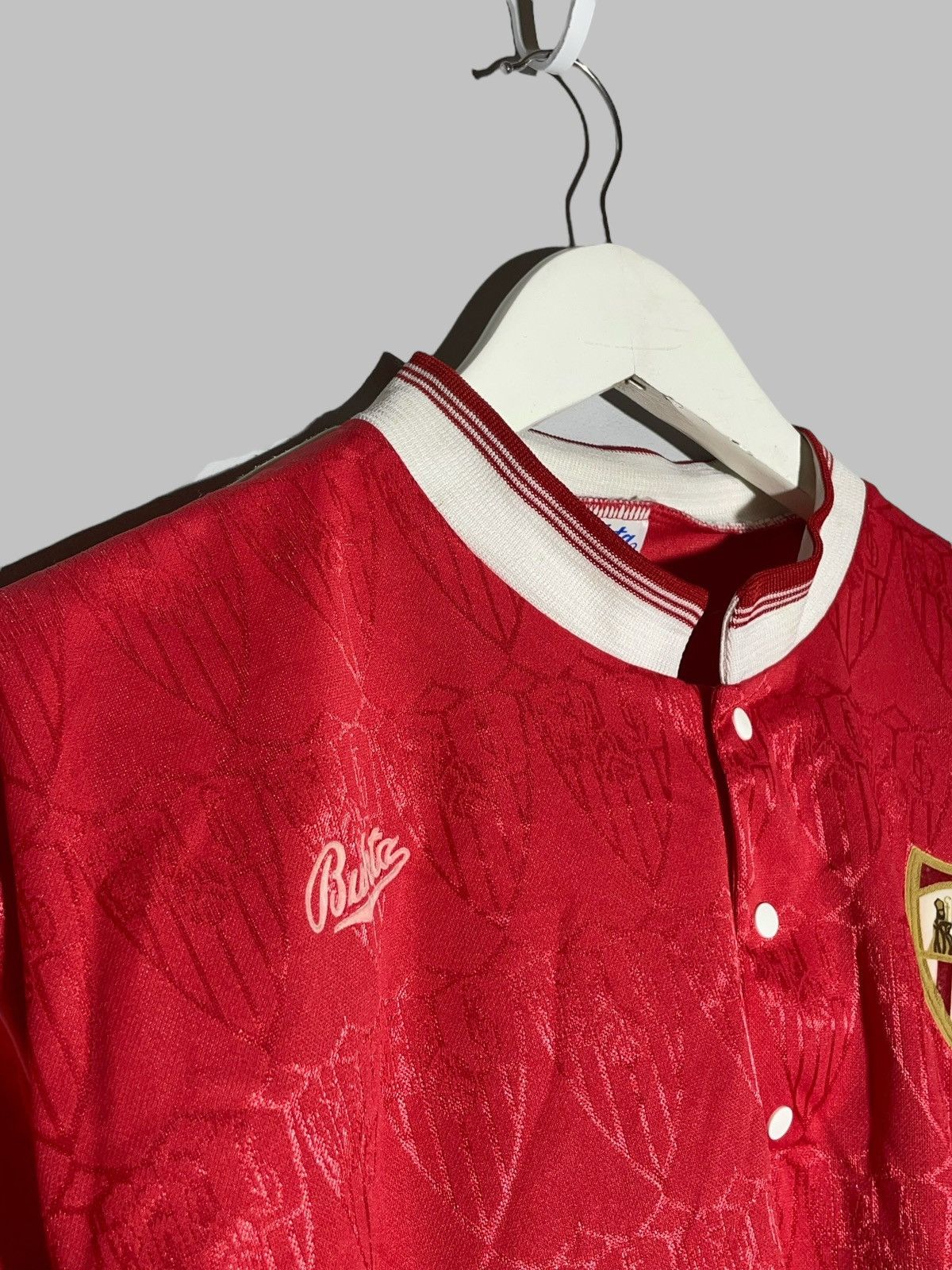 Vintage Sevilla FC Bukta 1990/92 Away Vintage Football Shirt Size US M / EU 48-50 / 2 - 3 Thumbnail