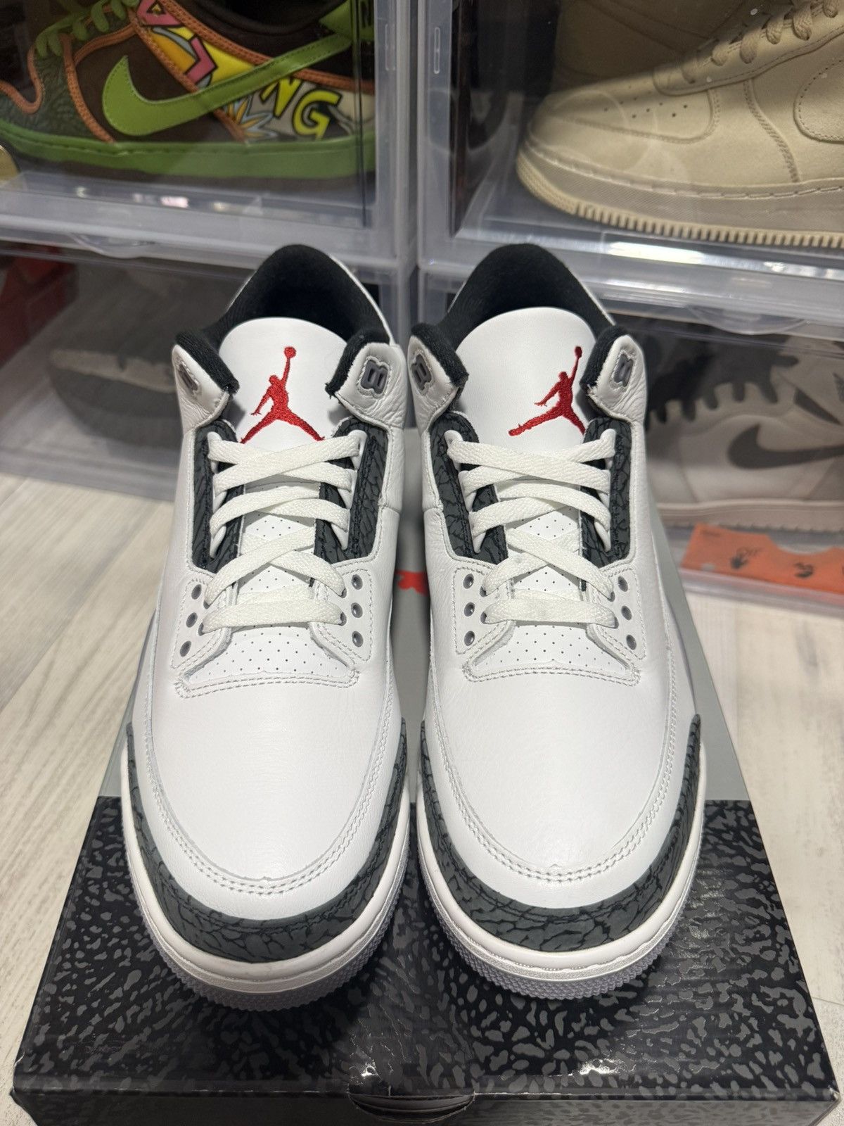 Jordan Brand Air Jordan 3 Retro Cement Grey Size US 11 / EU 44 - 4 Thumbnail