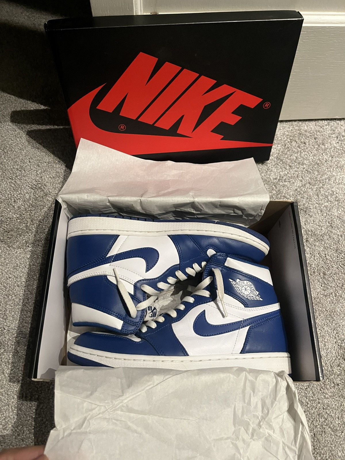 Jordan Brand 2016 OG Retro storm blue Jordan 1 Size US 8.5 / EU 41-42 - 8 Thumbnail