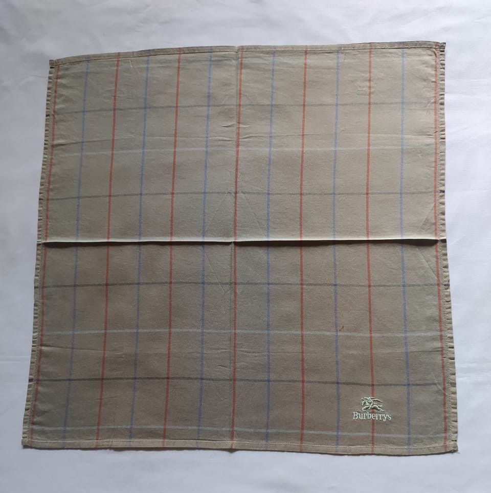 Burberry Vintage Burberry Handkerchief Size ONE SIZE - 2 Thumbnail