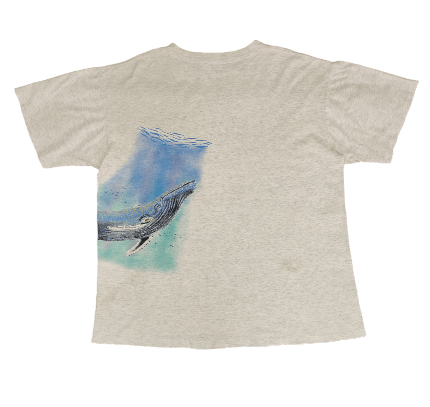 Hang Ten Vintage 90s Hang Ten Blue whales Surfing T-Shirt Size US XL / EU 56 / 4 - 5 Thumbnail