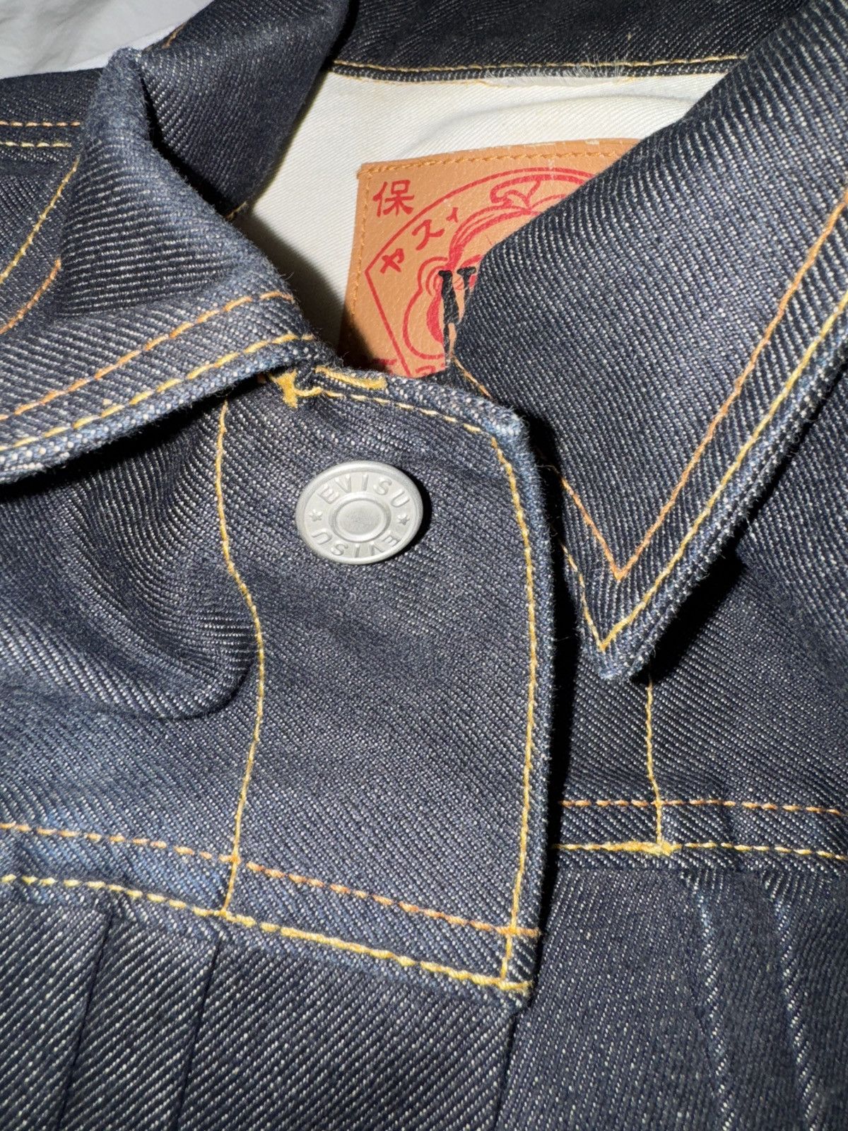 Evisu Evisu Gull Denim Jacket Size US XL / EU 56 / 4 - 10 Thumbnail