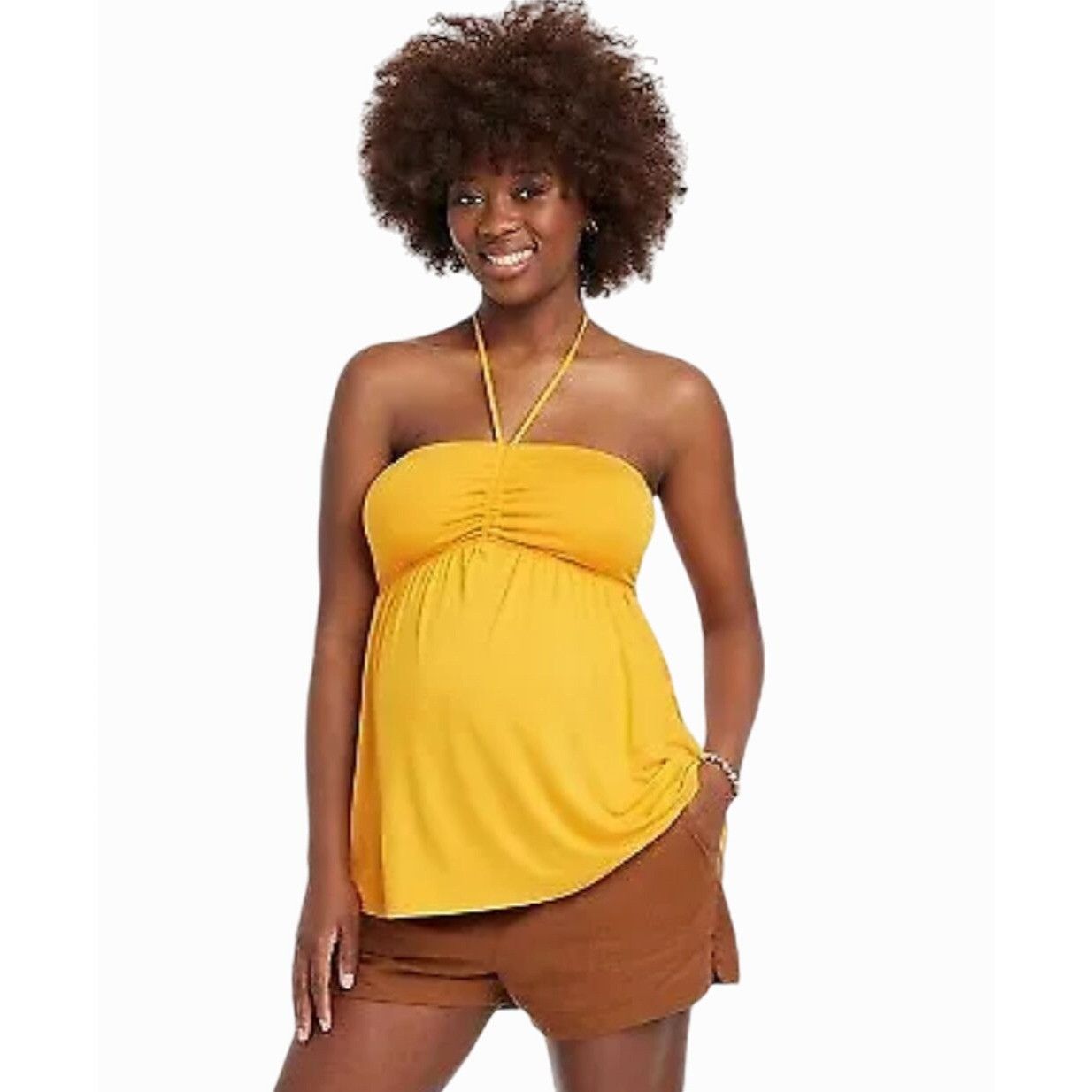 Other Isabel Maternity - Women's Maternity Tank Top Babydoll Pullo Size XL / US 12-14 / IT 48-50 - 1 Thumbnail
