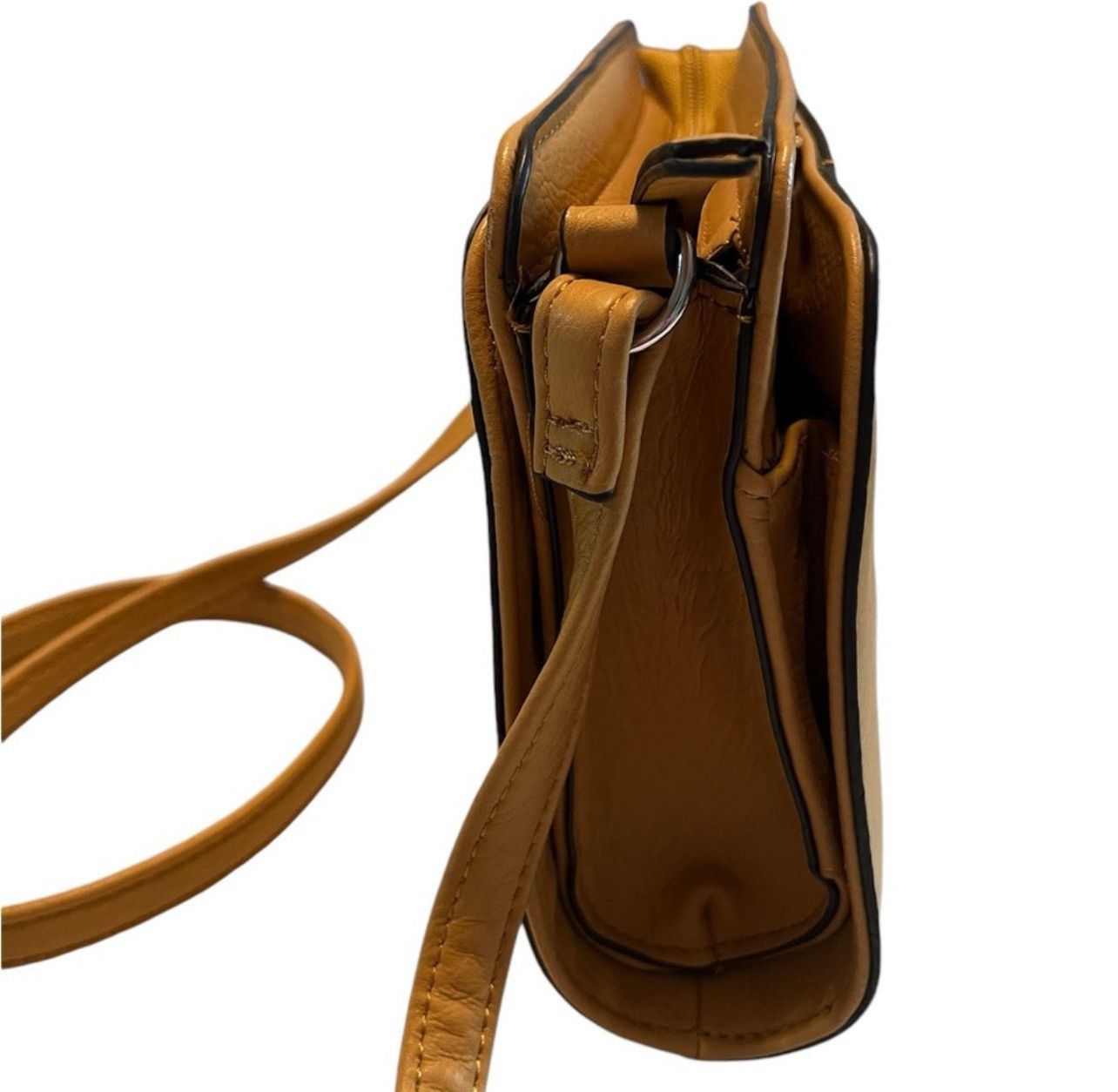 Other Enzo Angiolini Gold Multi-section Crossbody Bag Handbag Size ONE SIZE - 9 Thumbnail