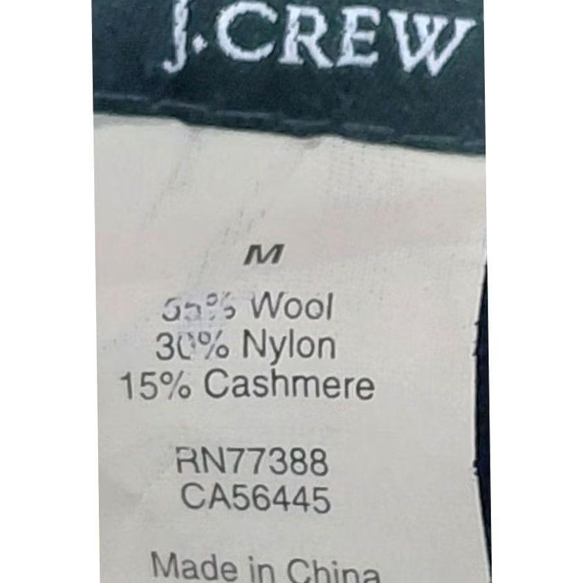J.Crew J.CREW Wool Cashmere Blend Heart Sweater Black Graphic Print Size M Sweater Womens Casual Pullover Crew Neck Long Sleeve Season Fall Winter 0 Size M / US 6-8 / IT 42-44 - 4 Thumbnail
