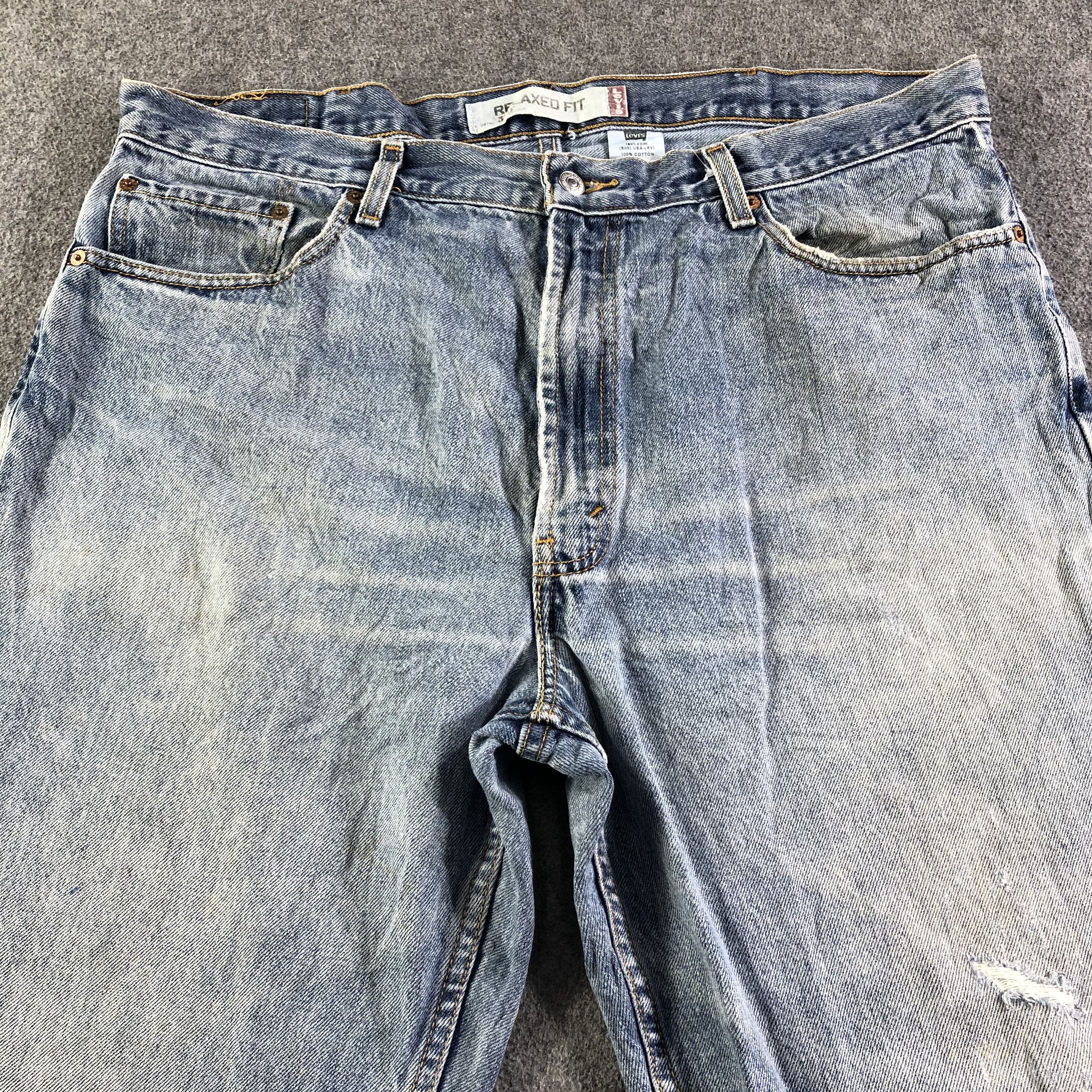 Levi's Vintage Blue Wash Levis 550 Jeans-J3141 Size US 40 / EU 56 - 3 Thumbnail