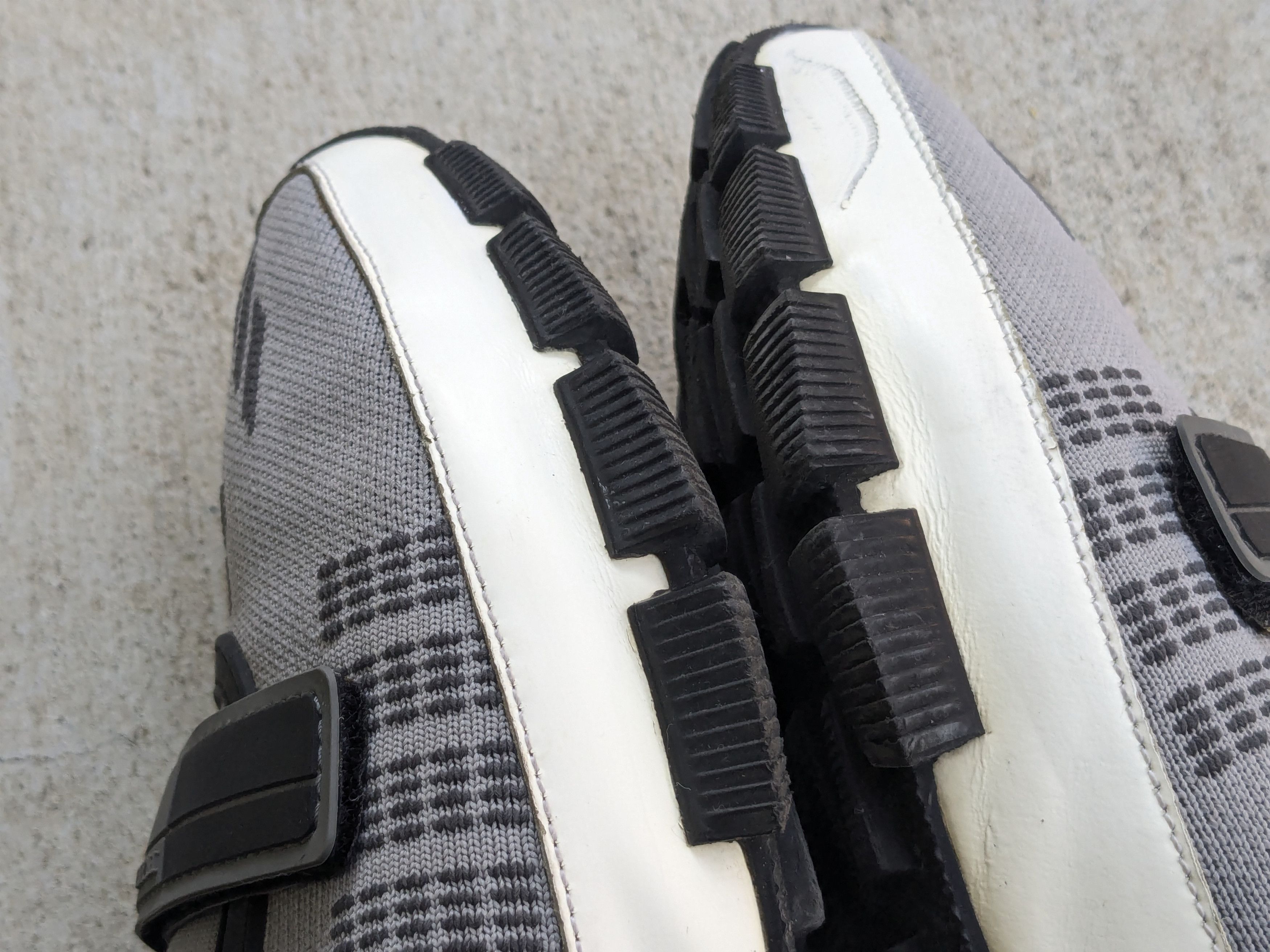 Prada Cross Section Sneakers Gray White 9.5 Low Tops