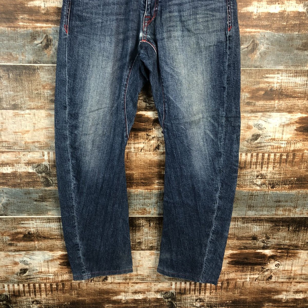 Element × Vintage DLL Element Blue selvedge Denim Pants #C122 Size US 30 / EU 46 - 3 Thumbnail